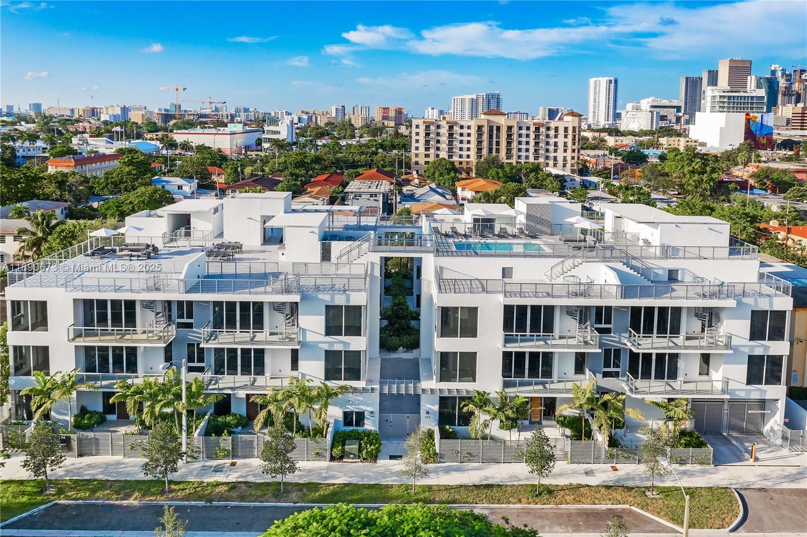 4 Bedrooms 4.5 Bathrooms 2,024 SF Corner unit, located in ELEVEN IN THE ROADS: A 24 unit low rise building made for those looking for greater spaces, fewer crowds & outdoors! 2 min drive to Brickell! Design by Kobi Karp.High-Ceilings impact windows Italian Kitchen By Italkraft. Fantastic rooftop amenities:pool,summer kitchen & rooftop garden 2 Assigned Underground parking.