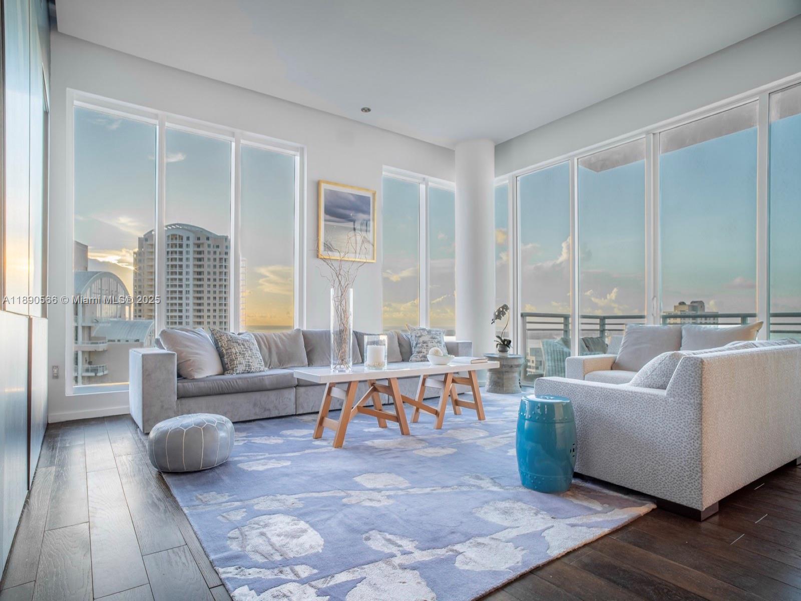 Experience stunning city and bay views from the 22nd floor of Asia Condo in Brickell Key. Residence 2204 combines comfort, style, and sophistication in one of Miami’s most exclusive island communities. This bright and light home offers 3 bedrooms plus a den, 4.5 bathrooms, and 2,631 sq. ft. of thoughtfully designed living space. 12-foot ceilings, four private terraces, and a storage space enhance the luxury experience. Asia Condominium features a fitness center, racquetball and tennis courts, pool, spa, and more, all within the tranquility of Brickell Key, just minutes from Brickell and Downtown Miami.