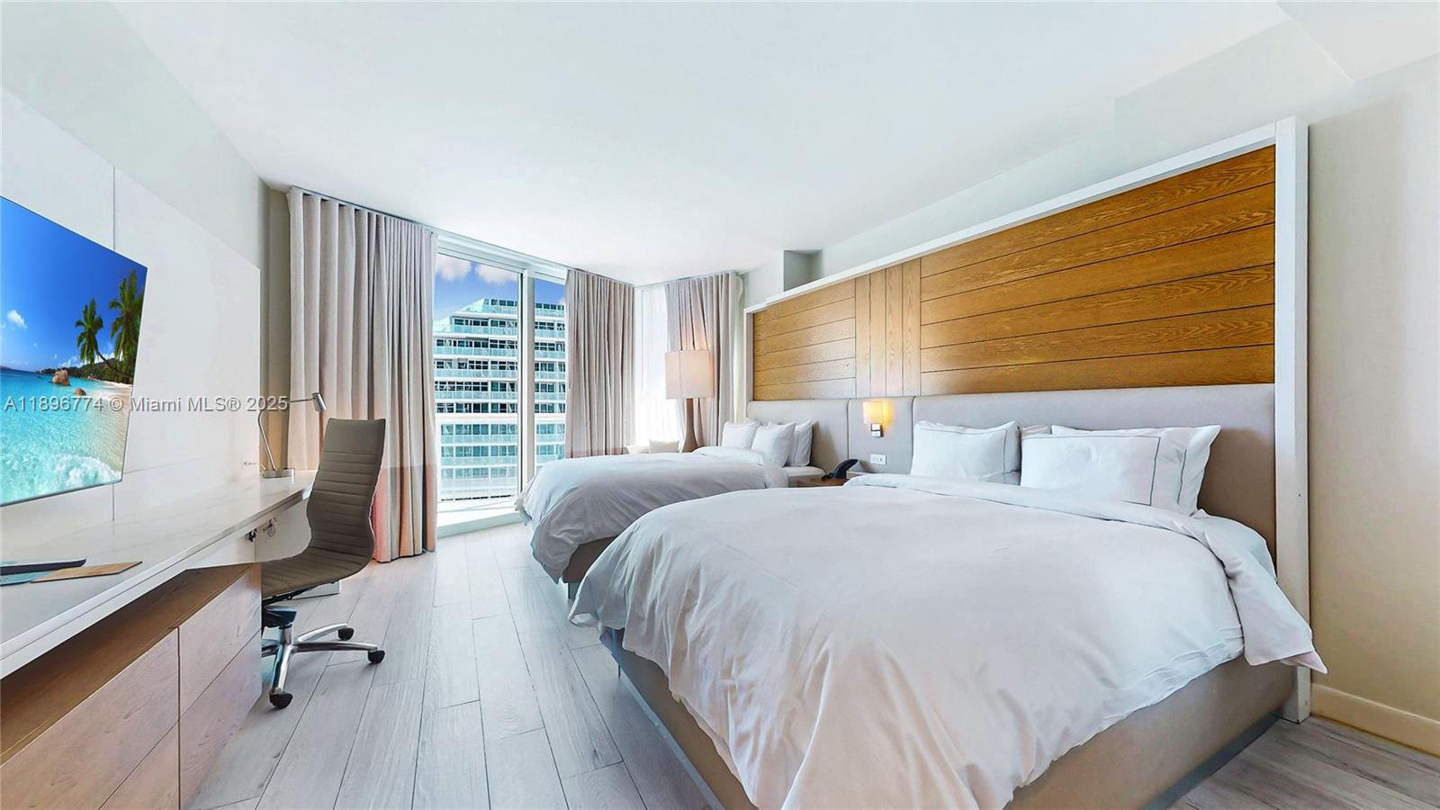 Get ready for the beachfront condo hotel you've been dreaming of! Q Club Resort & Residences offers the ultimate in luxury and convenience. The unit is completely furnished, featuring one bedroom, two full bathrooms, and a full kitchen. You're just steps away from Fort Lauderdale Beach's pristine white sands, boardwalk, restaurants, and shops, and only minutes from Downtown, Las Olas, and the airport. Enjoy a resort-style lifestyle right on the property with exceptional hotel amenities, including multiple restaurants and bars, a 24-hour fitness center, a spa, a beautiful pool, room service, and a business center.