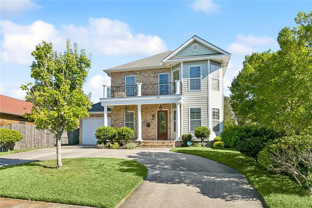 From the moment you arrive, copper gas lanterns and wrought iron details set the tone for Southern living. Nestled in the heart of Old Metairie and backing directly to Pontiff Playground, this beautifully appointed home—built in 2008—offers 4 spacious bedrooms, 2.5 baths, and over 2,500 square feet of thoughtfully designed living space.
Inside, hardwood floors, soaring ceilings, and custom finishes create a warm, inviting atmosphere. The chef’s kitchen is a true centerpiece, featuring Thermador appliances, a wall-mounted stock pot filler, and JBL in-wall surround sound for effortless entertaining. The primary suite includes a private reading room and a luxurious soaker tub that invites quiet reflection.
Enjoy ample parking with a circle driveway and a tandem garage that offers flexible space for vehicles, storage, or workshop needs. Generous storage throughout the home ensures everything has its place—making daily living both elegant and efficient