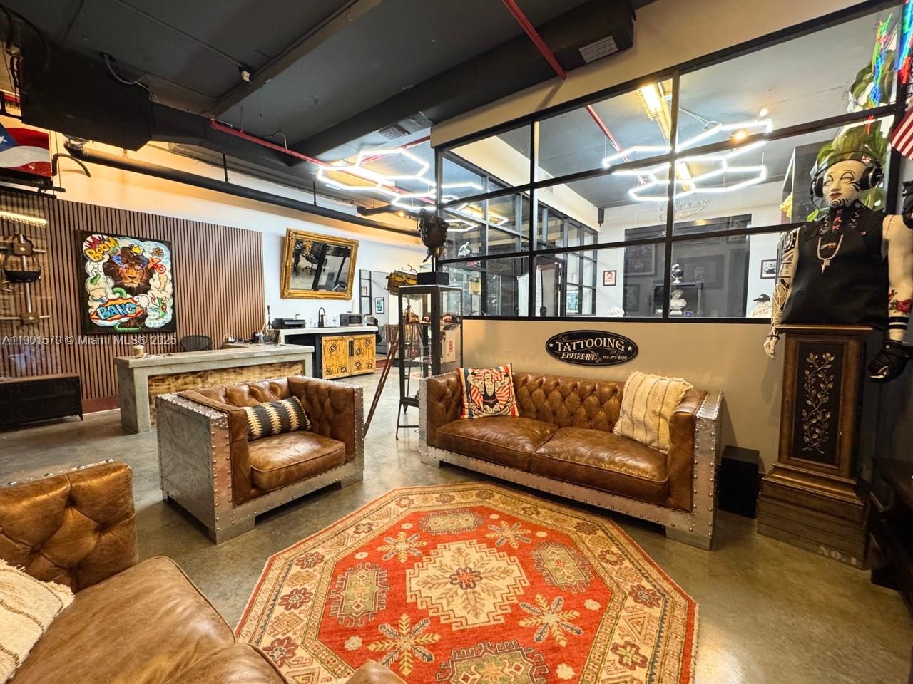 Opportunity to lease a prime commercial condo in the heart of Edgewater, one of Miami’s most vibrant and rapidly growing
neighborhoods. This 740 SF office space features brand-new finishes, modern lighting, and abundant natural light through large windows. The location offers a perfect blend of urban energy and coastal tranquility, with proximity to the Design District, Midtown, and Wynwood.
Located within the Gallery Art Condominium, a contemporary, art-inspired high-rise, this property provides access to a range of upscale amenities.

Unit is 740 SF on the 4th floor. Building amenities include parking, pool, spa, fitness center, soundproof conference room, media room, 24/7 concierge