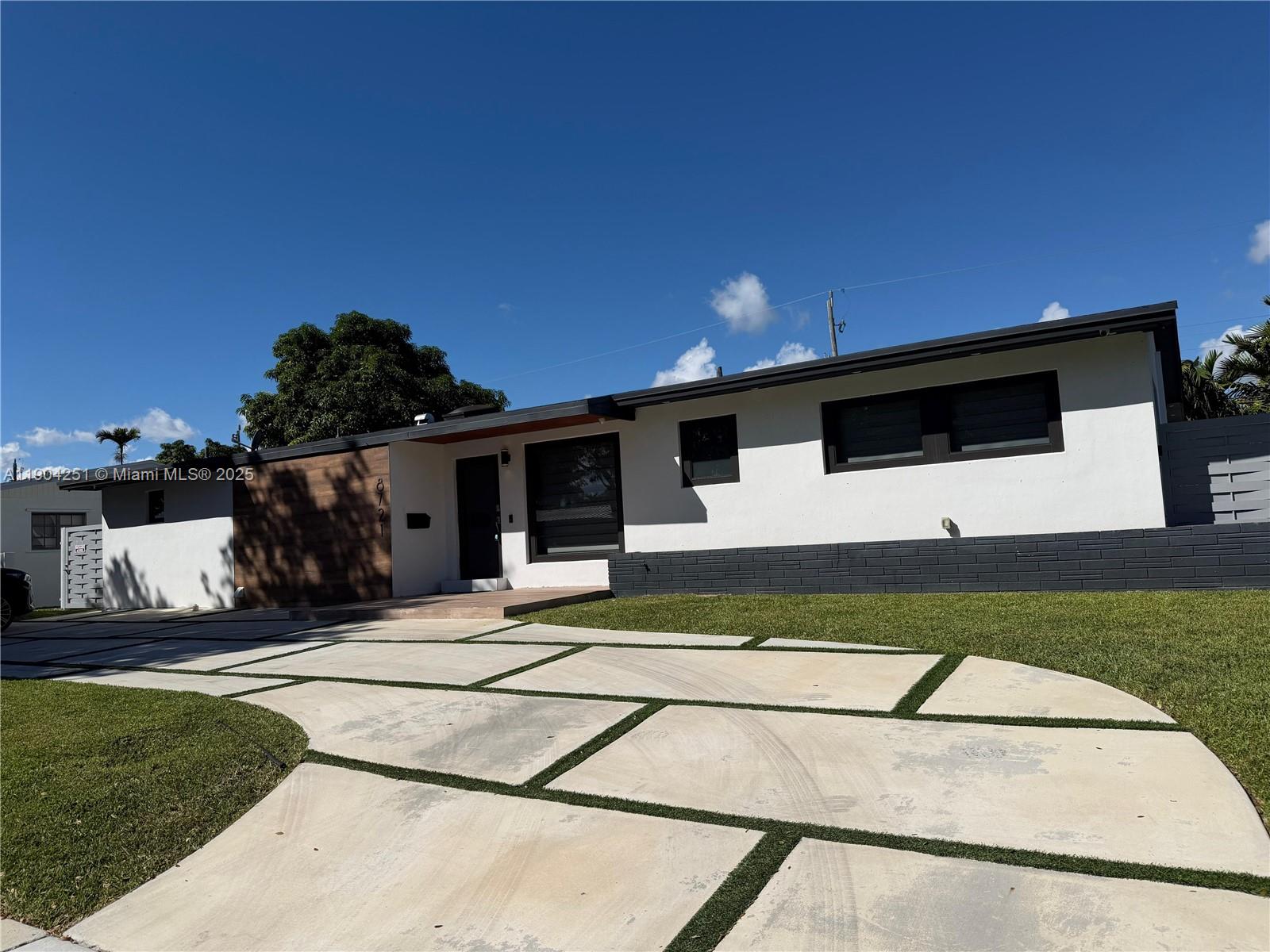 Stunning 4-bedroom, 2-bath single-family home in the heart of Cutler Bay featuring a beautiful private pool! This modern residence offers an open-concept layout with stylish finishes, a bright and spacious living area, and a fully upgraded kitchen with quartz countertops and stainless-steel appliances. The master suite provides comfort and privacy, while the updated bathrooms and elegant tile flooring add a contemporary touch. Step outside to your own tropical oasis a large backyard with a sparkling pool and a perfect space for entertaining or relaxing with family and friends. Conveniently located near great schools, parks, shopping, and major highways. A true South Florida gem, move-in ready!