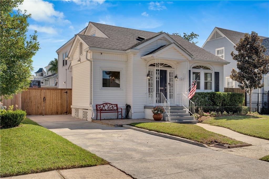 *OPEN HOUSE TUES NOV 4, 11AM-2PM*  435 Glendale Drive is an opportunity that doesn't come along often!  Located in the heart of highly coveted Old Metairie, this property offers new owners options of moving right in, remodeling, or completely redeveloping the site.  The lot is an impressive 120' x 50' feet in a preferred X flood zone (flood insurance is not required).  Don't let appearances deceive you as this charming classic cottage exterior hosts an impressive 2,800+ Square Feet with 3 Bedrooms, 3 Bathrooms, an Office, A Family Room, a Jaw Dropping Sunroom, a flexible Study (or Nursery), and more!  Fall in love with the Timeless Character of the Arches, Ornamental Work, and GORGEOUS WOOD FLOORS throughout most of the main living area.  Upstairs you'll find the Primary Suite with it's Bathroom and large Walk In Closet, the Study, another generous Bedroom, and an Expansive Full Bathroom.  The Backyard is PERFECT For Relaxing and Parties with a large driveway (Rear Yard Access) and combo Carport / Storage Building that gives you a great entertainment area and storage!  Bring your vision to further enhance this gem and come see it for yourself!  Will you be the fortunate one to make 435 Glendale Drive your own home sweet home?  Call today!