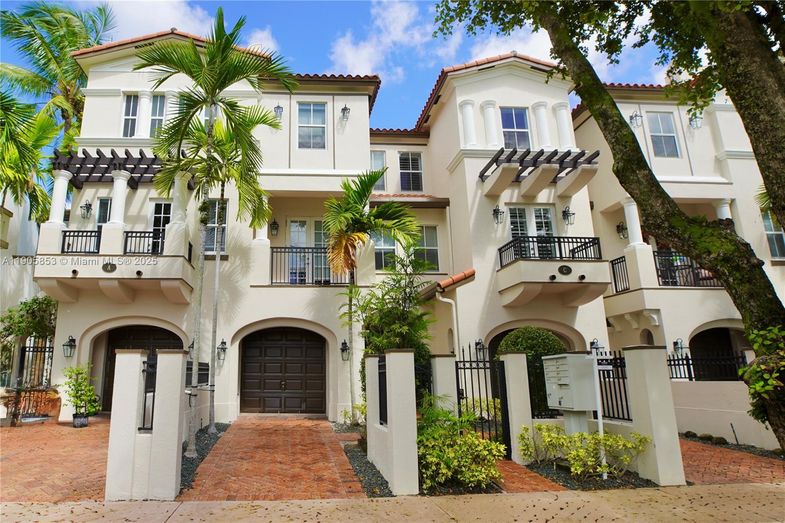 Sophisticated city living in the heart of Coral Gables in this beautifully updated 4 Bedrooms/3.5 Baths townhouse, featuring top-of-the-line finishes and impeccable attention to detail. Enjoy a modern chef’s kitchen outfitted with top-of-the-line Bosch appliances, along with elegant marble floors and rich hardwood floors throughout. Skylights and high ceilings create a bright and airy atmosphere, while exquisite French doors and impact-resistant windows add both style and security. The spacious built-in closets offer ample storage, making this home as practical as it is luxurious. Conveniently located just minutes from Miracle Mile, the Youth Center, Library, parks, and golf courses. Don’t miss out on this exceptional opportunity to live in one of Coral Gables most sought-after locations!