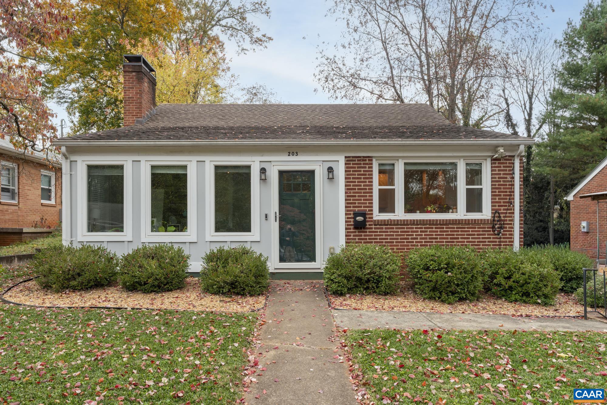 Amazing opportunity to purchase TWO detached cottages on one lot, walking distance from UVA on charming residential street. Thoughtfully updated brick cottage built in 1949 includes two bedrooms, study, one full bathroom, and living room with wood burning fireplace. To the studs 2021 kitchen reno included custom cabinetry, leathered granite counters, built in coffee bar, and custom banquette in the dining room. Unfinished basement offers even more possibilities to customize the property to fit your needs. Accessory dwelling unit built in 2021 with efficient use of space. Studio layout with full kitchen, bathroom, walk in closet, and in unit laundry. Well suited to a myriad of uses: investment property, multi gen living, those needing dedicated work from home space, UVA parent purchasing for their student to use with a dedicated guest house for them to visit, savvy primary buyer that wants short term rental income from the ADU and more. Sold Furnished. Main house is tenant occupied through July 2026, ADU is rented through mid December 2025. By appointment only- 48 hours notice. Off street parking.