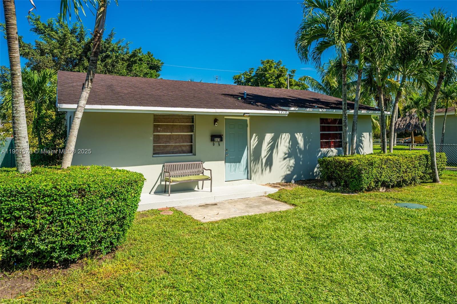 IN THE HEART OF HOMESTEAD SITS THIS CHARMING 3/2 HOME ACROSS FROM THE HOMESTEAD COMMUNITY PARK. SHE'S A PERFECT STARTER HOME FOR A FIRST TIME HOMEBUYER OR A GREAT INVESTMENT OPPORUNITY. THE HOME IS A SPLIT FLOORPLAN, OPENS TO A NICE SIZED LIVING ROOM, AND A LARGE EAT IN KITCHEN (CABINETS NEED SOME TLC). BEDROOM #1 OFF THE KITCHEN AREA FEATURES A LARGE WALK IN CLOSET. THE PRIMARY SUITE HAS A NEWER BATHROOM, & THE 3RD BEDROOM ALSO HAS A NEWER BATHROOM ADJACENT. THE A/C HANDLER & CONDENSOR  REPLACED 5 YEARS AGO. TENANT OCCUPIED. MUST HAVE ADVANCED NOTICE FOR SHOWINGS. THIS IS A TERRIFIC LOCATION, WALK TO SHOPPING AND FREE BUS TRANSPORTATION ON KROME AVE.. .....SELLER NEGIOTABLE..