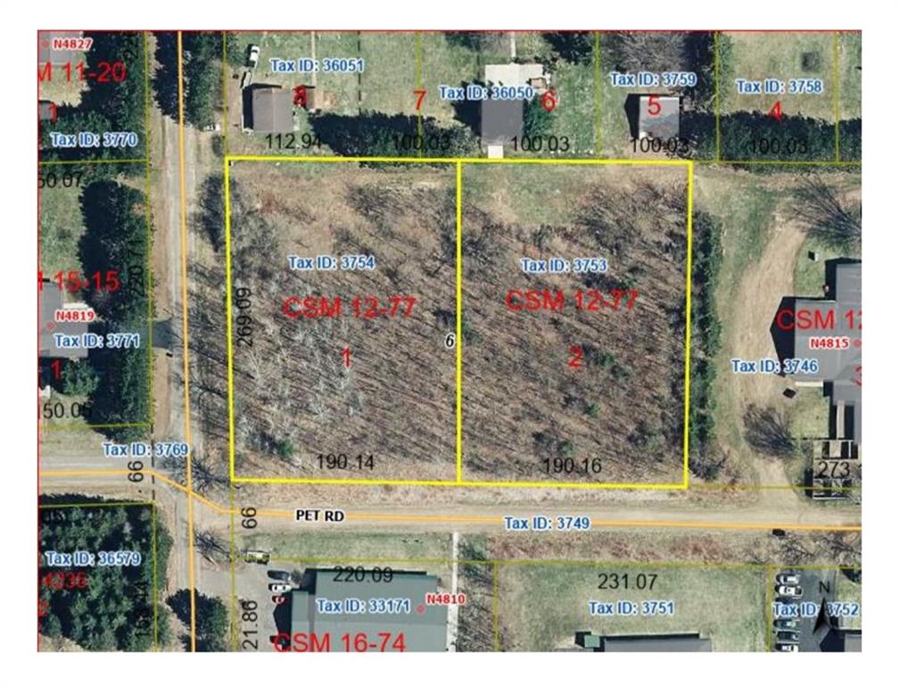 Lot 1 & 2 Pet Road , Spooner, WI