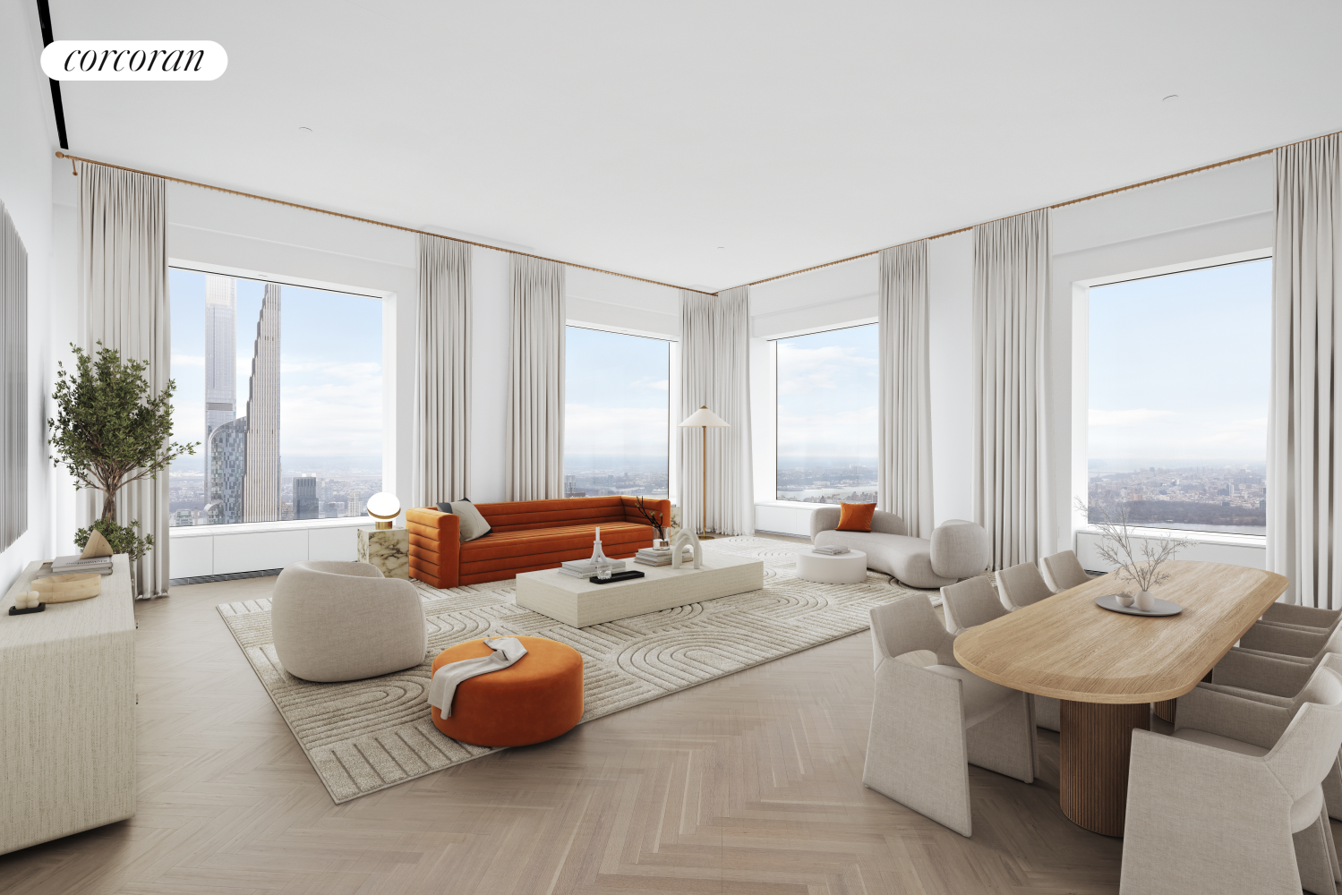 432 Park Avenue 71B, Midtown East, Midtown East, NYC - 4 Bedrooms  
4.5 Bathrooms  
6 Rooms - 