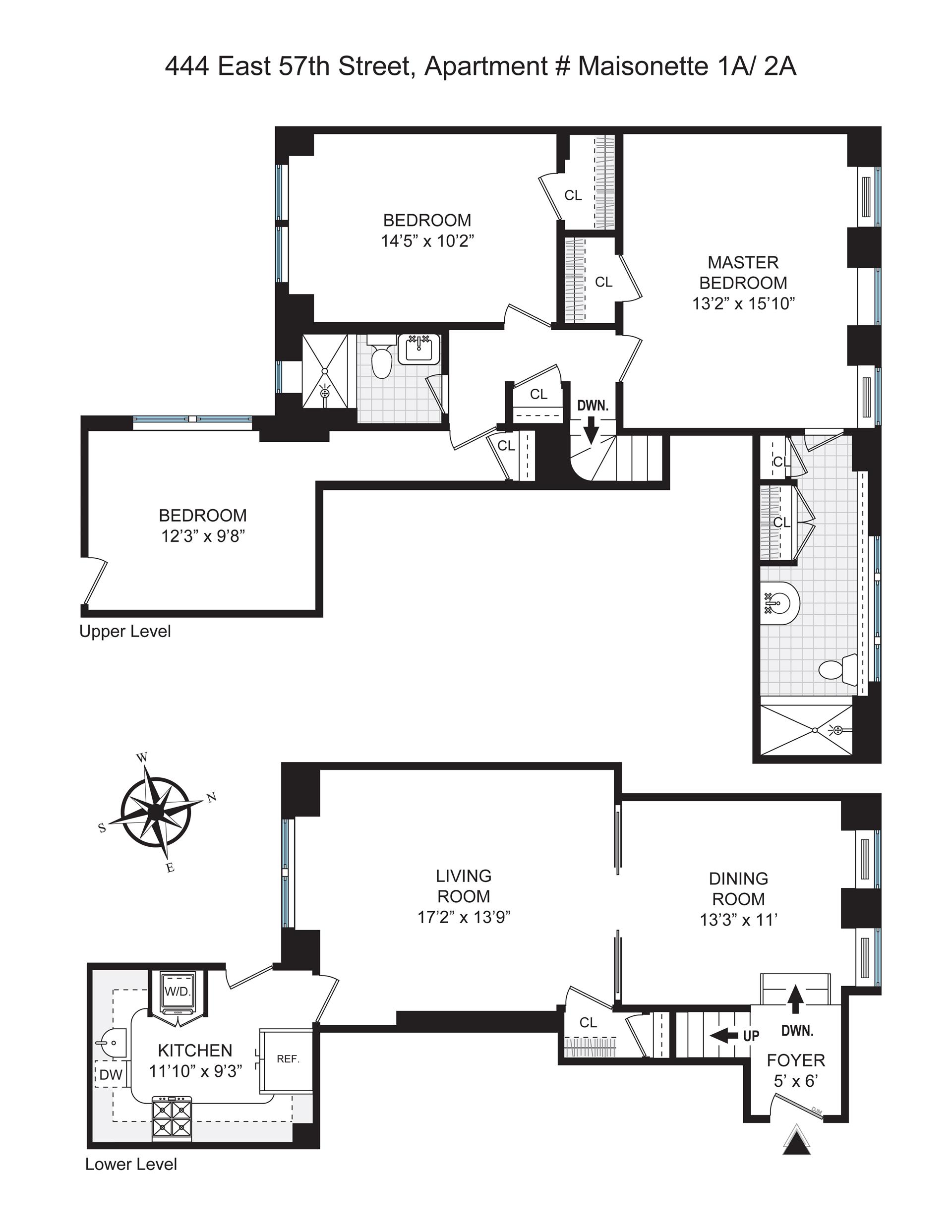 Floorplan for 444 East 57th Street, MAIS1A2A