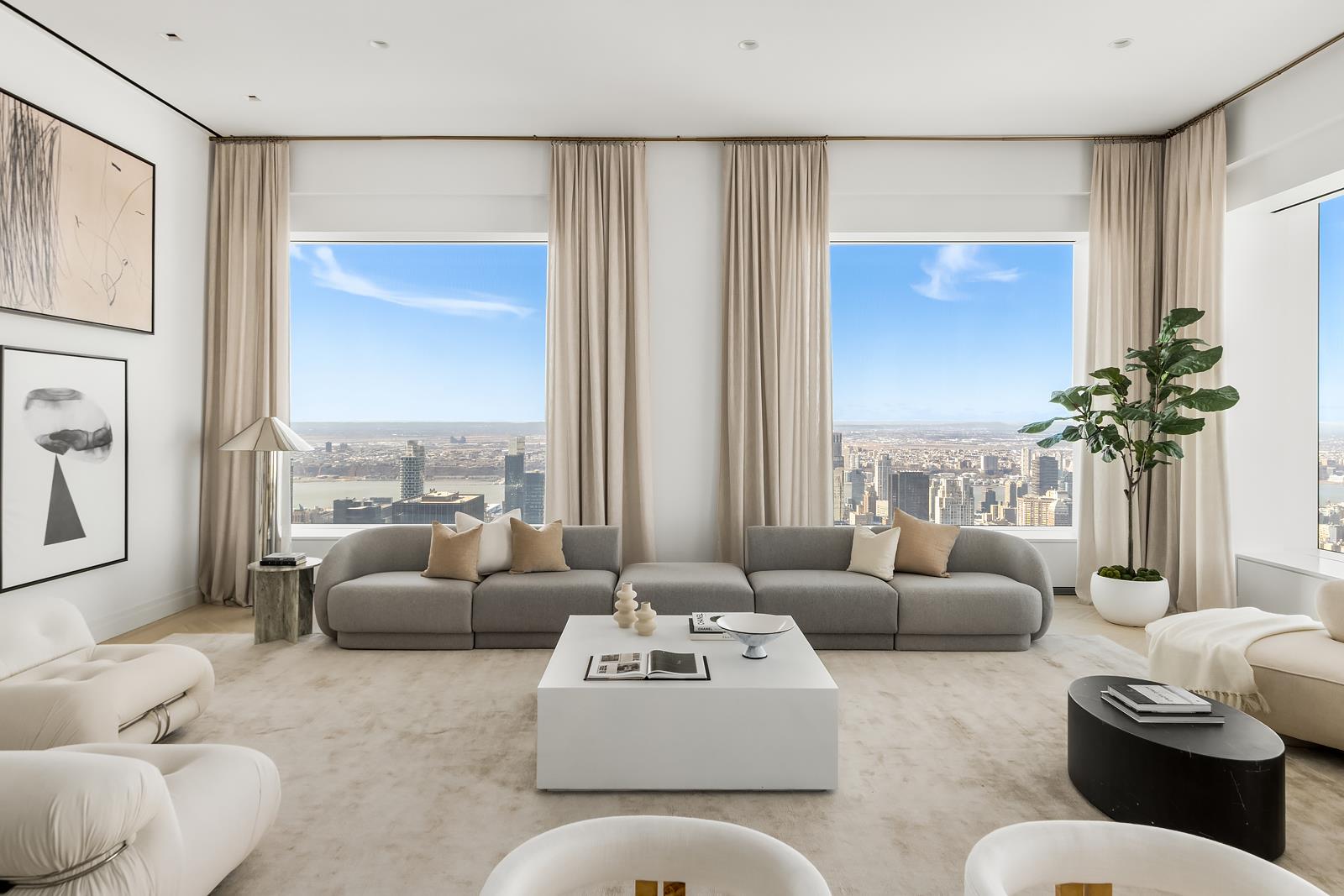 432 Park Avenue 66B, Midtown East, Midtown East, NYC - 4 Bedrooms  
4.5 Bathrooms  
7 Rooms - 