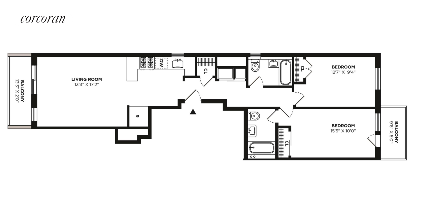 2025 Ocean Avenue 4A, Midwood, Brooklyn, New York - 2 Bedrooms  
2 Bathrooms  
4 Rooms - 