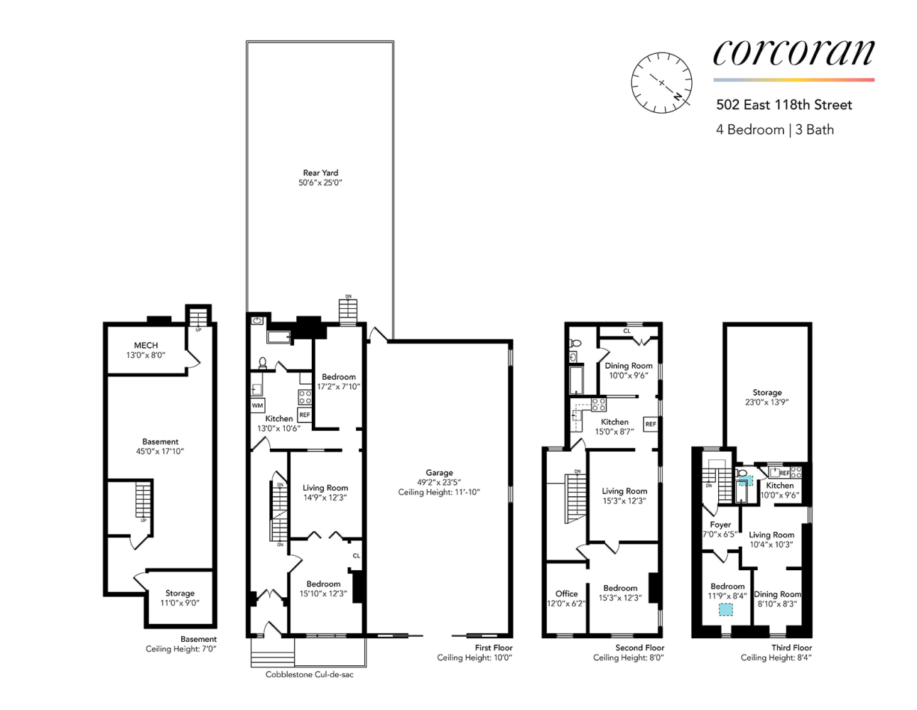 Floorplan for 502 East 118th Street