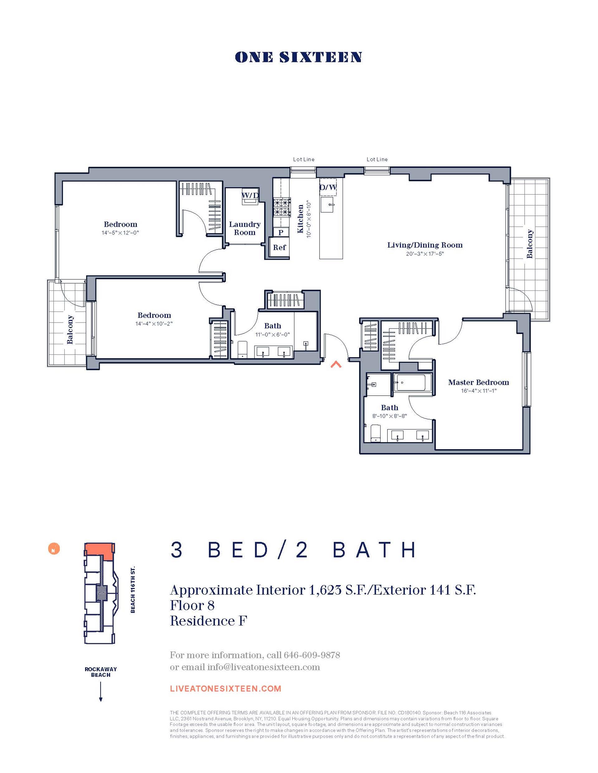 Floorplan for 133 Beach 116th Street, PHF