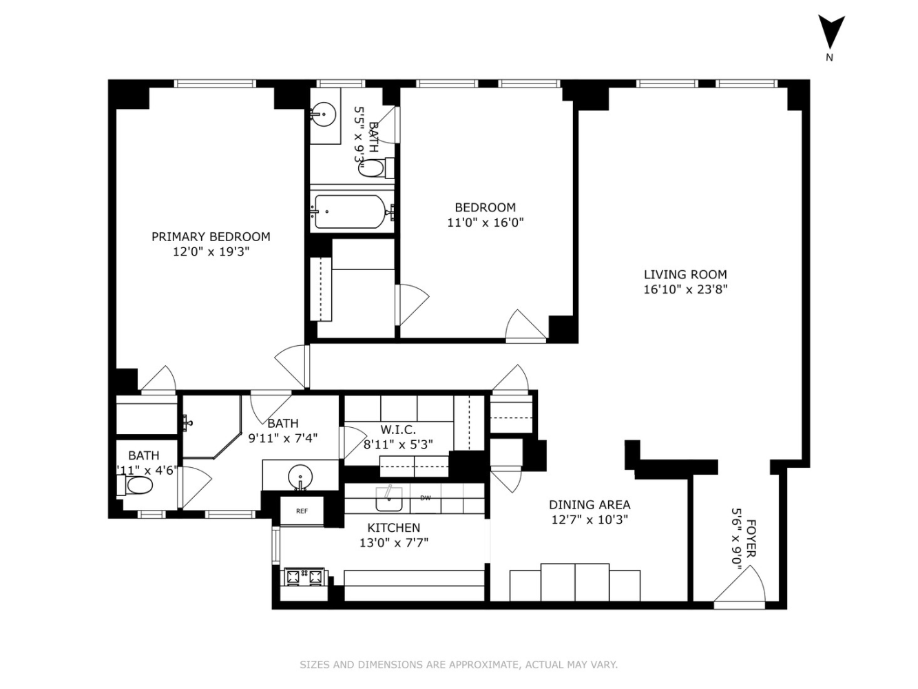 Floorplan for 435 East 57th Street, 3B