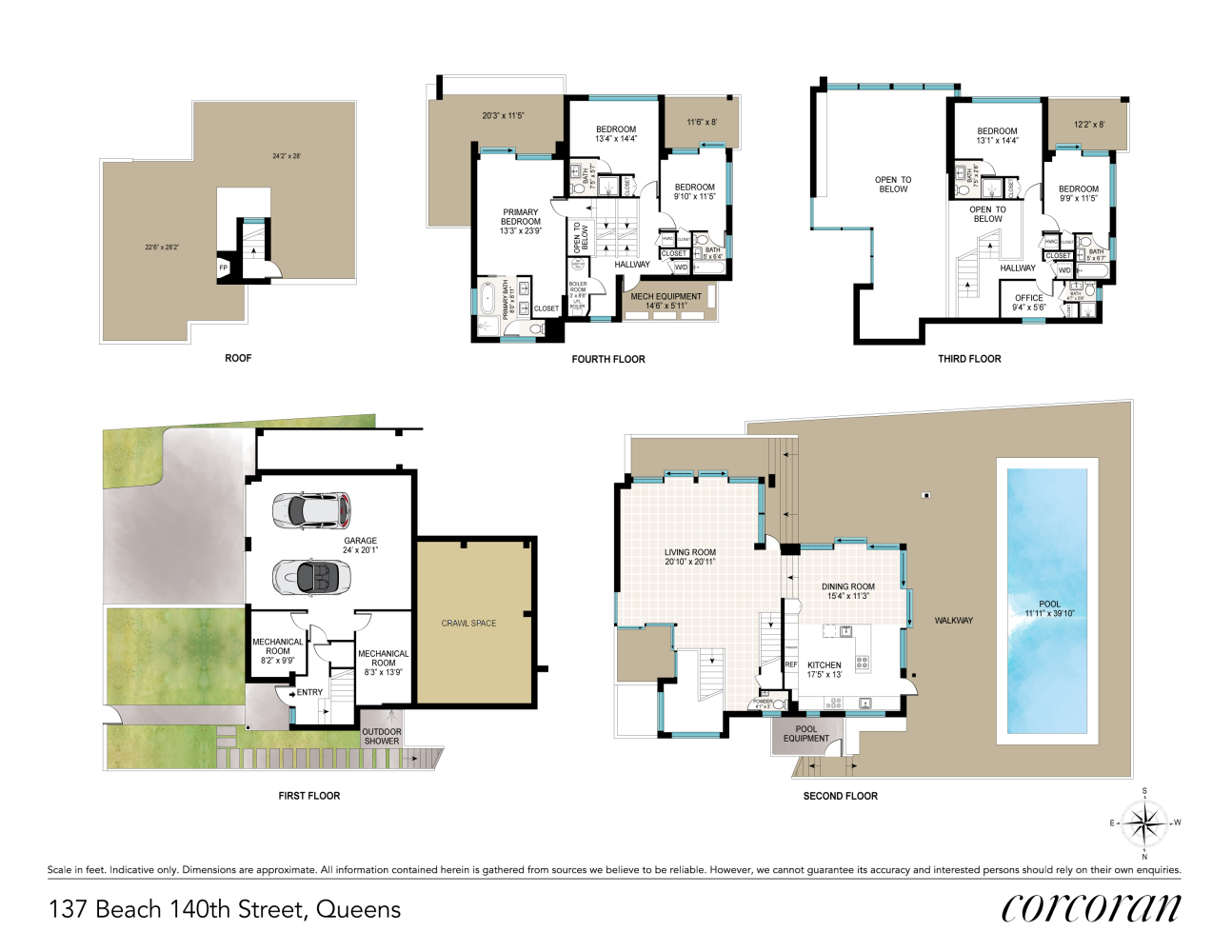 Floorplan for 137 Beach 140th Street Na