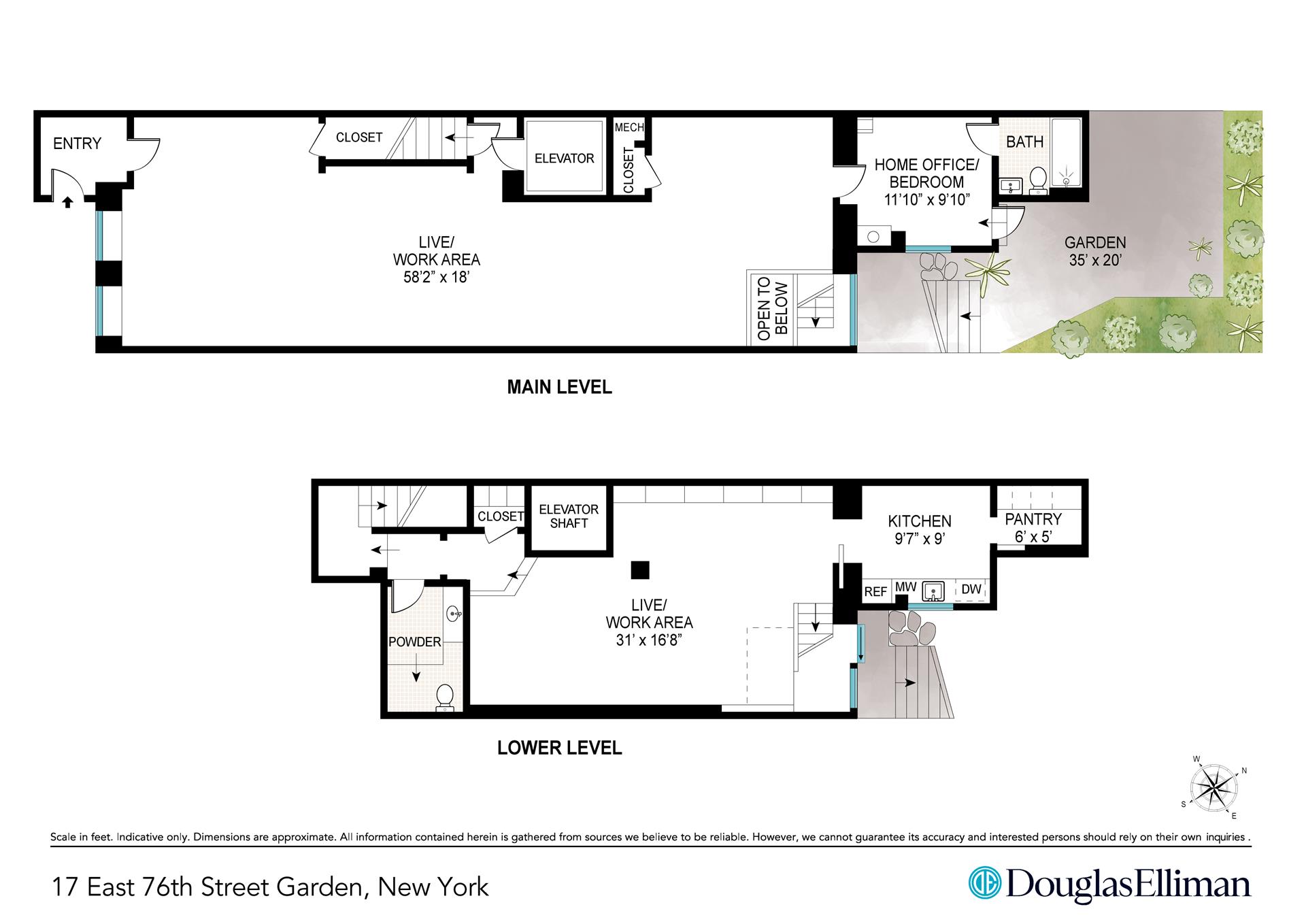 Floorplan for 17 East 76th Street, GARDENFL