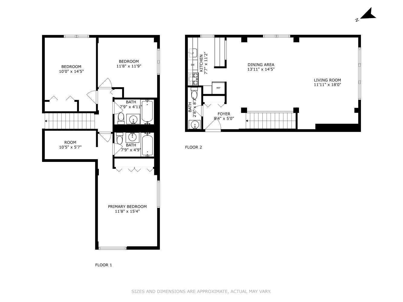 Floorplan for 555 Main Street, 1710