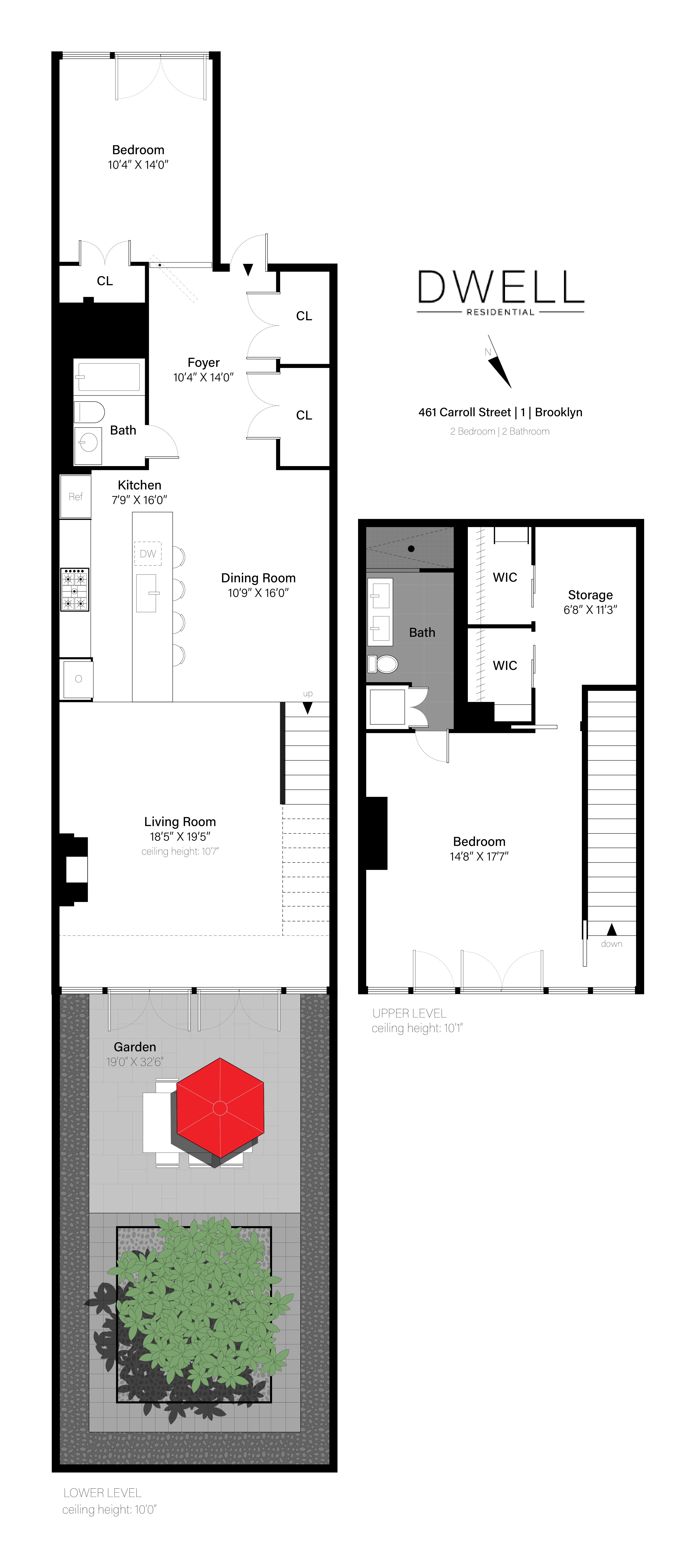 Floorplan for 461 Carroll Street, 1