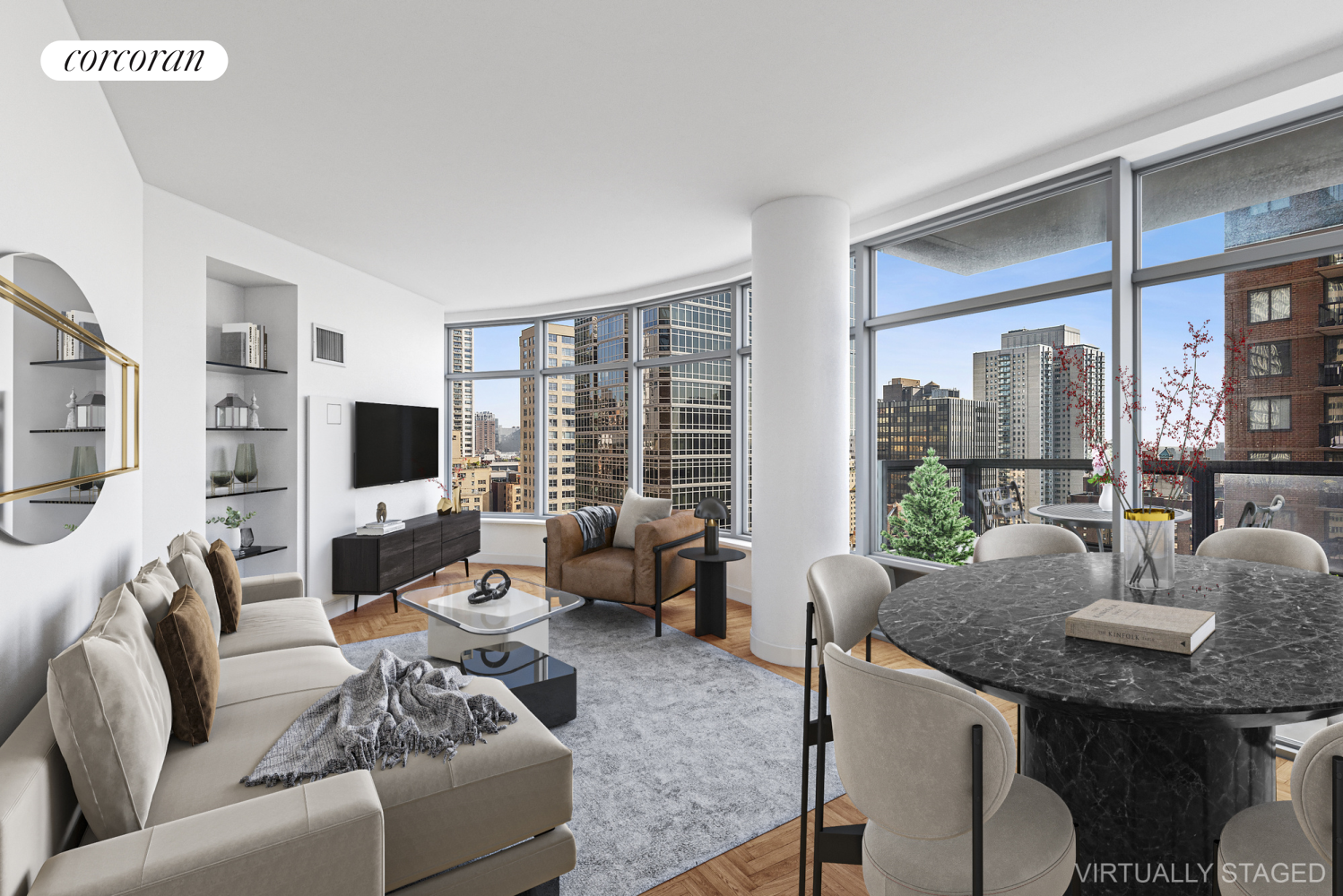 250 East 54th Street 24D, Sutton Place, Midtown East, NYC - 1 Bedrooms  
1.5 Bathrooms  
4 Rooms - 