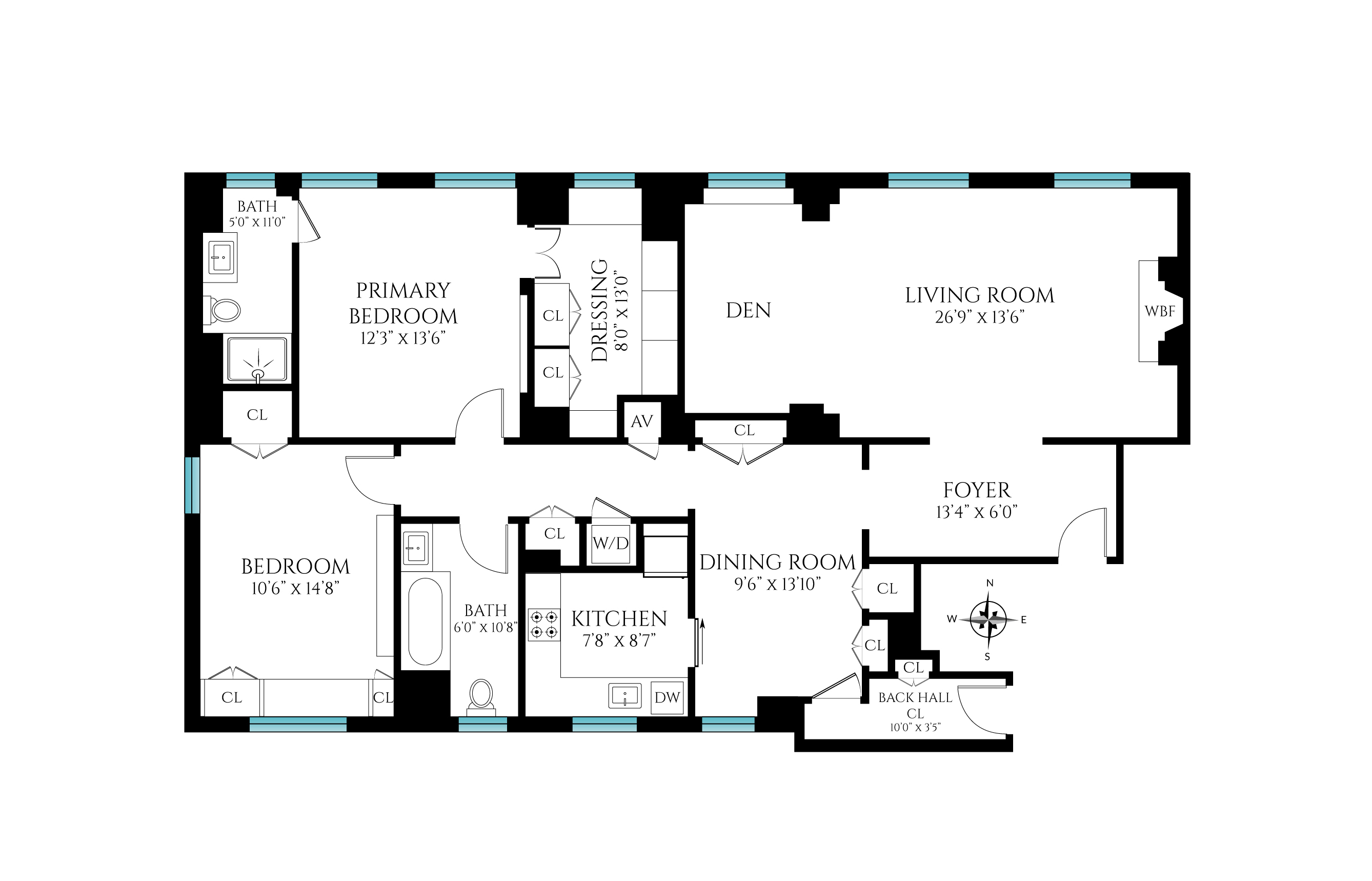 Floorplan for 53 East 66th Street, 3D