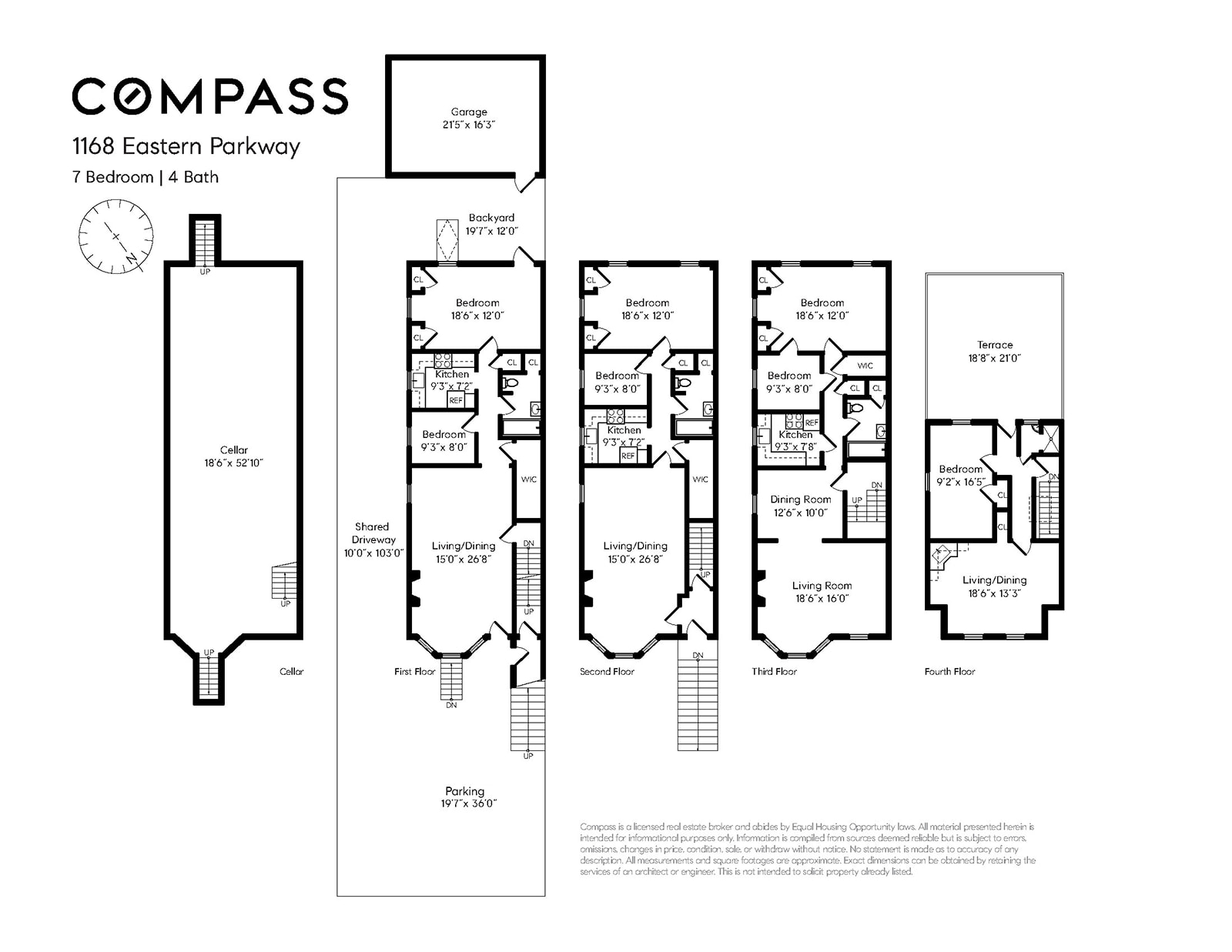 Floorplan for 1168 Eastern Parkway