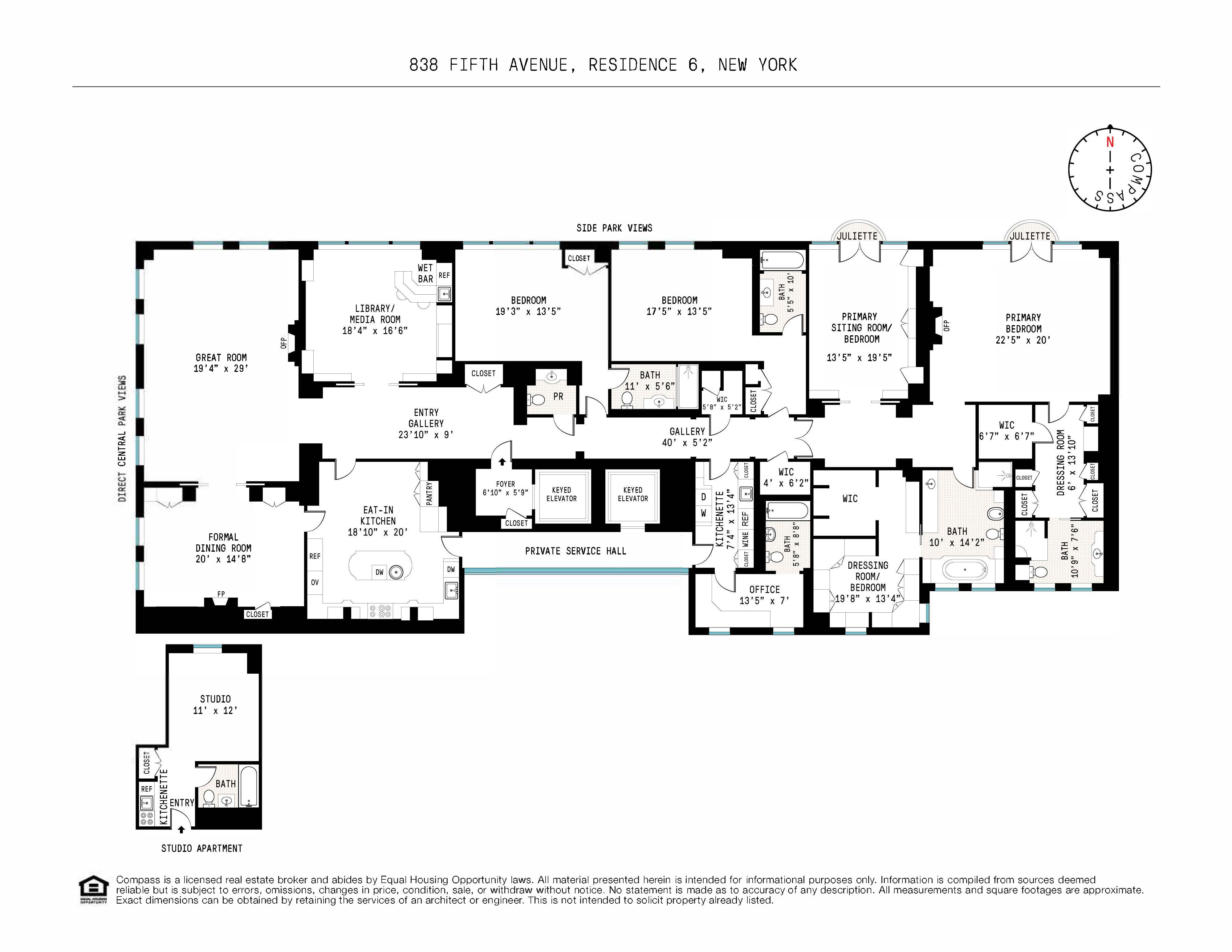 Floorplan for 838 5th Avenue, 6