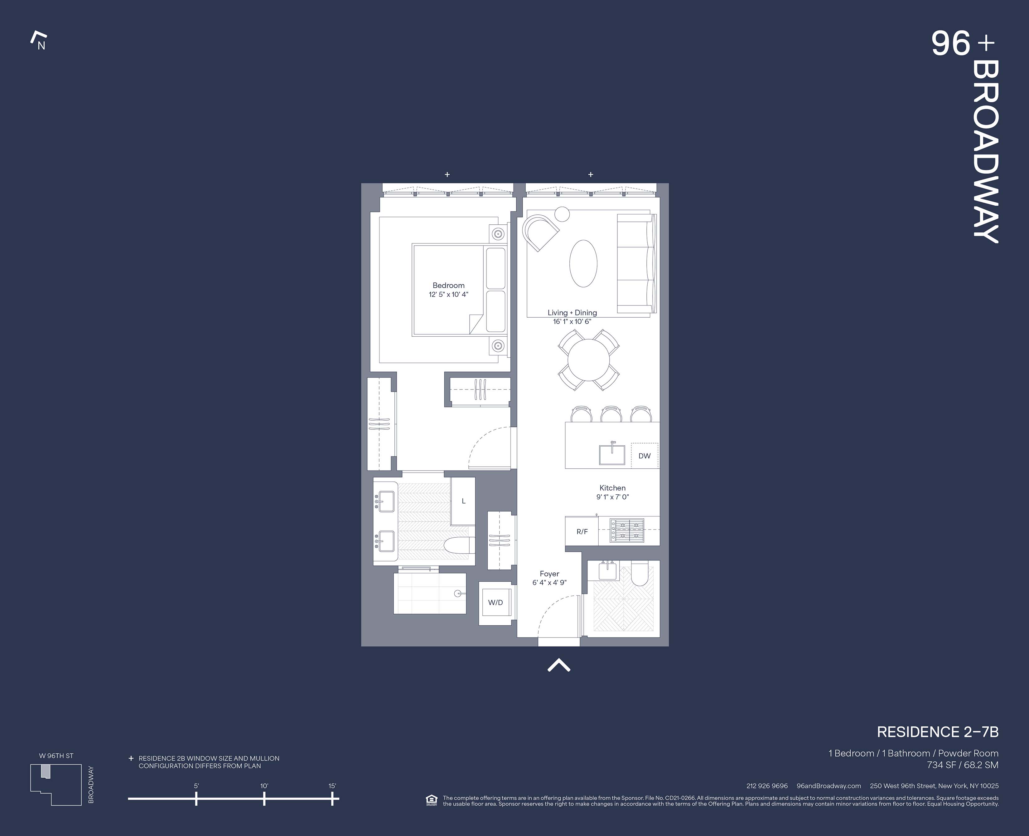 Floorplan for 250 West 96th Street, 5B