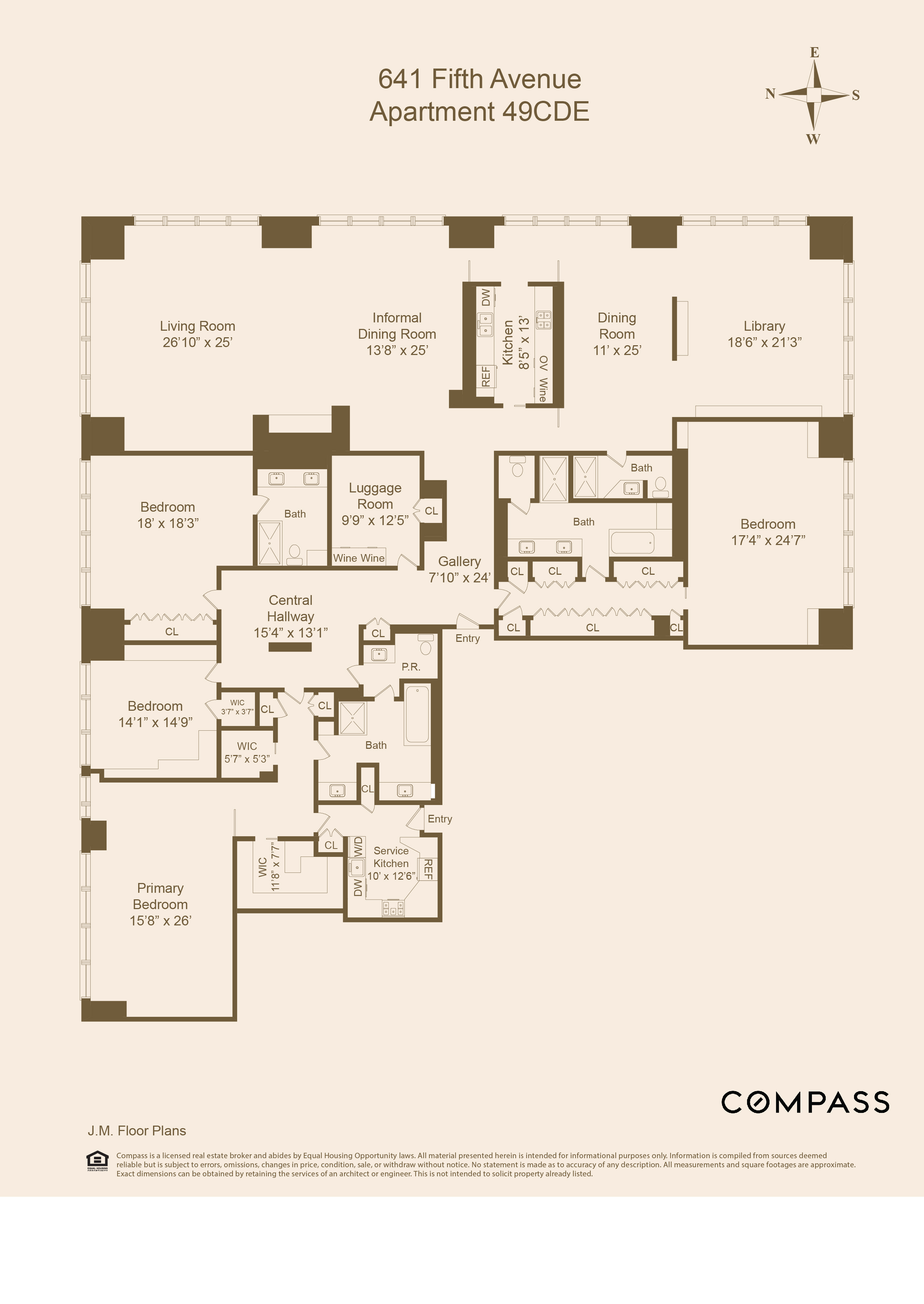 Floorplan for 641 5th Avenue, 49CDE