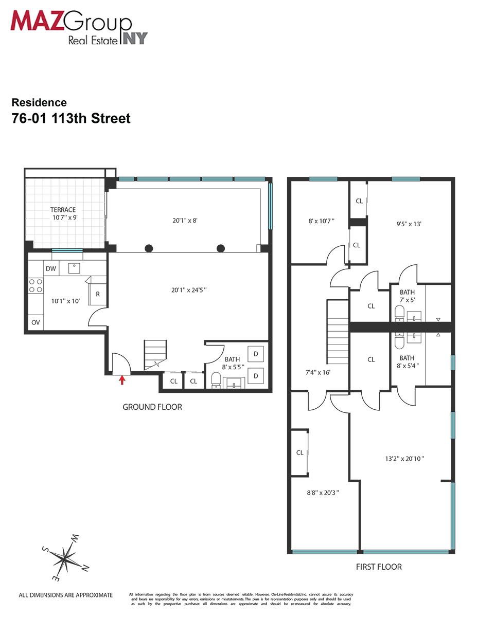 Floorplan for 76-01 113th Street, PH-D