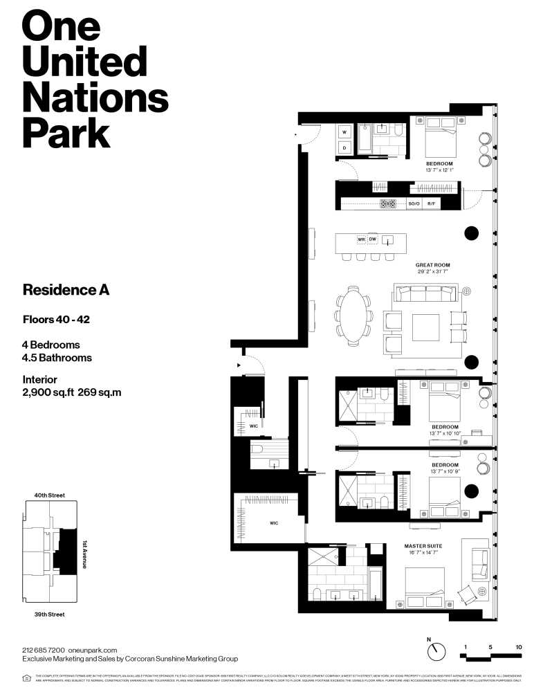 Floorplan for 695 1st Avenue, 42A