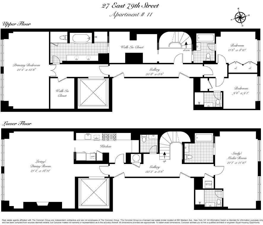 Floorplan for 27 East 79th Street, DUP11