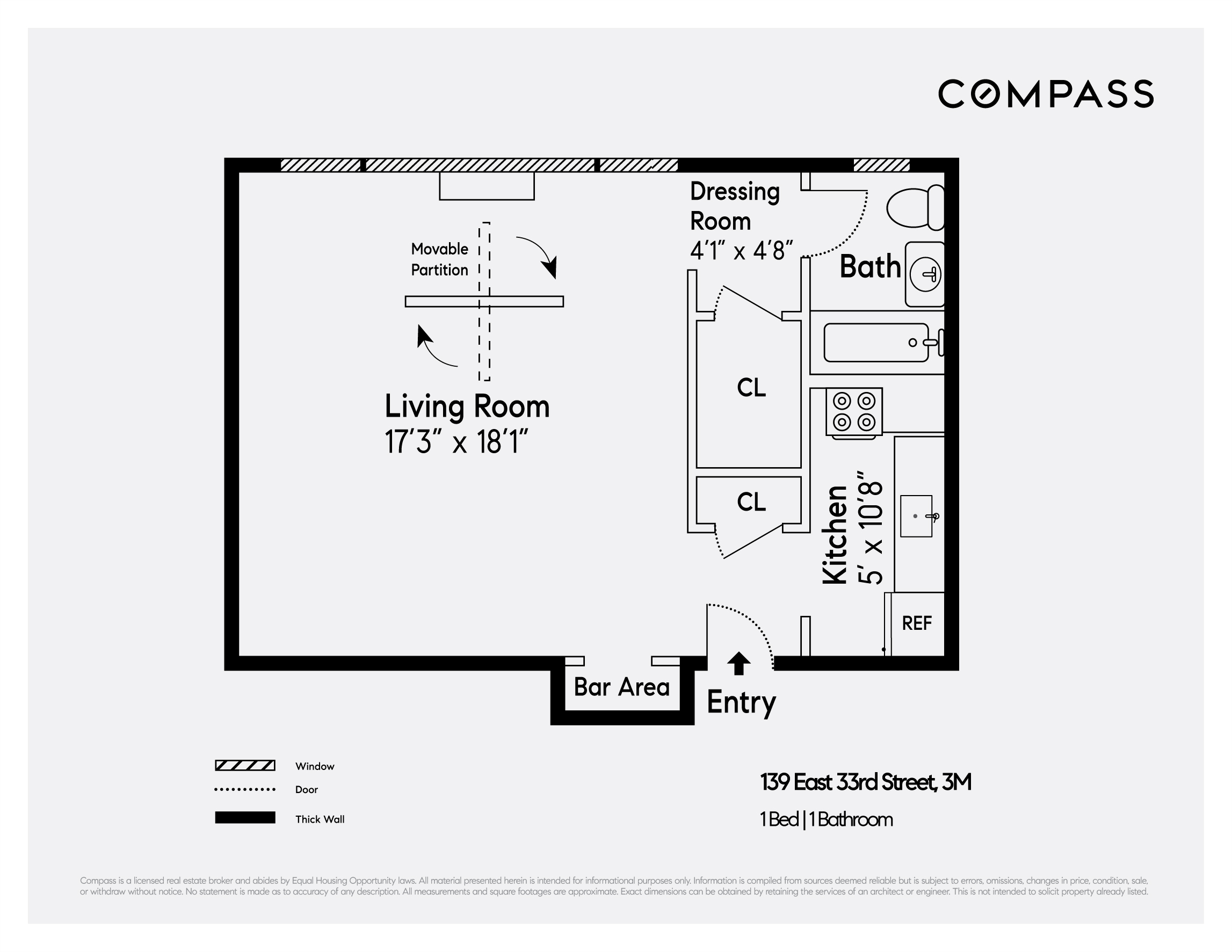 Floorplan for 139 East 33rd Street, 3M