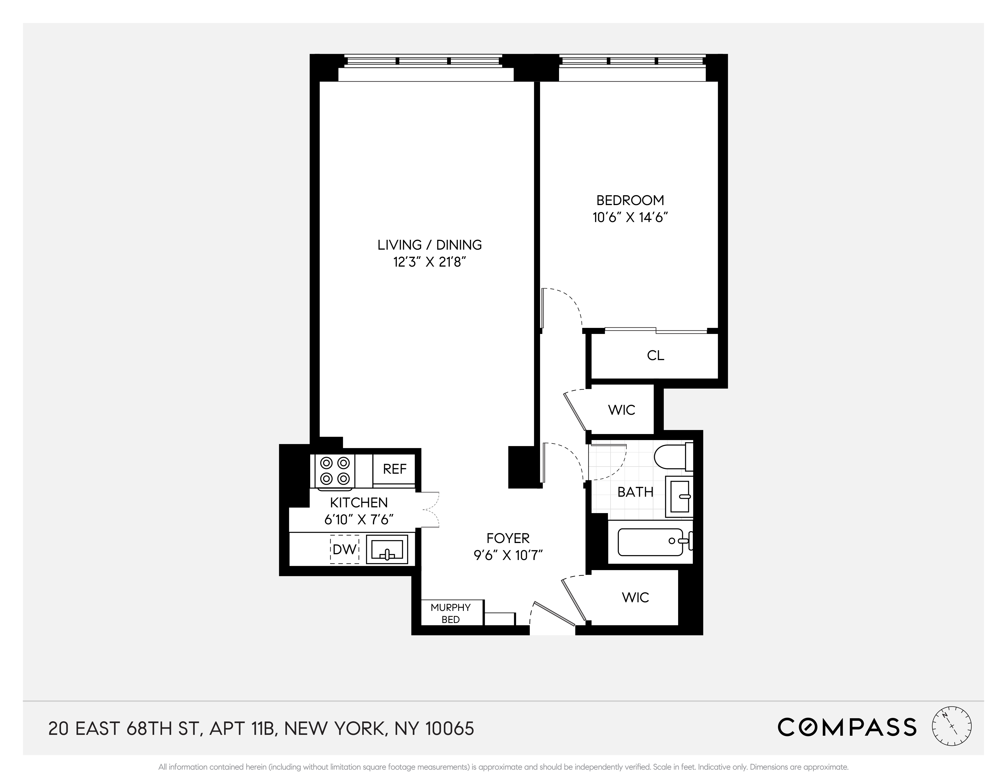 Floorplan for 20 East 68th Street, 11B