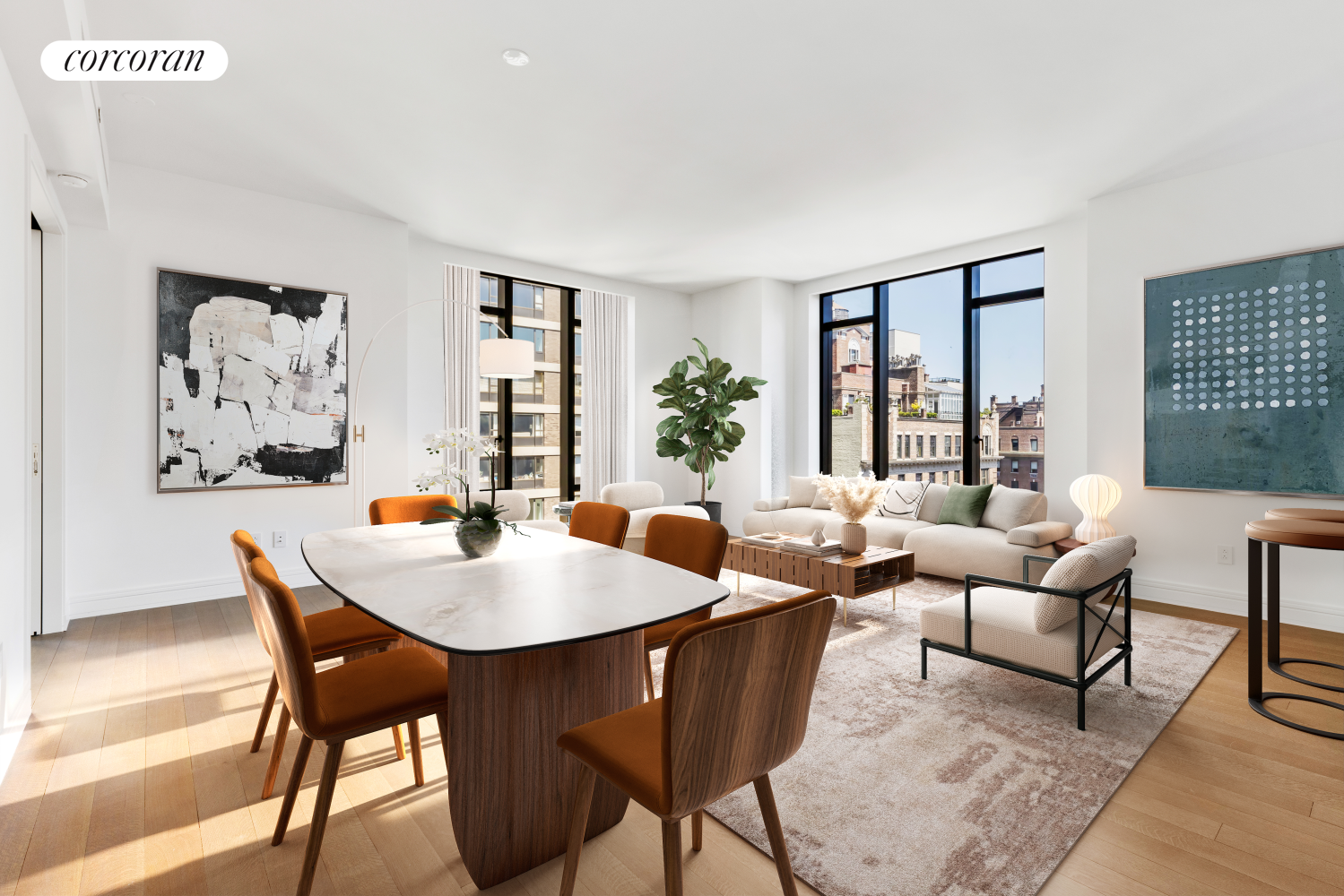 430 East 58th Street 17A, Sutton Place, Midtown East, NYC - 4 Bedrooms  
3.5 Bathrooms  
6 Rooms - 