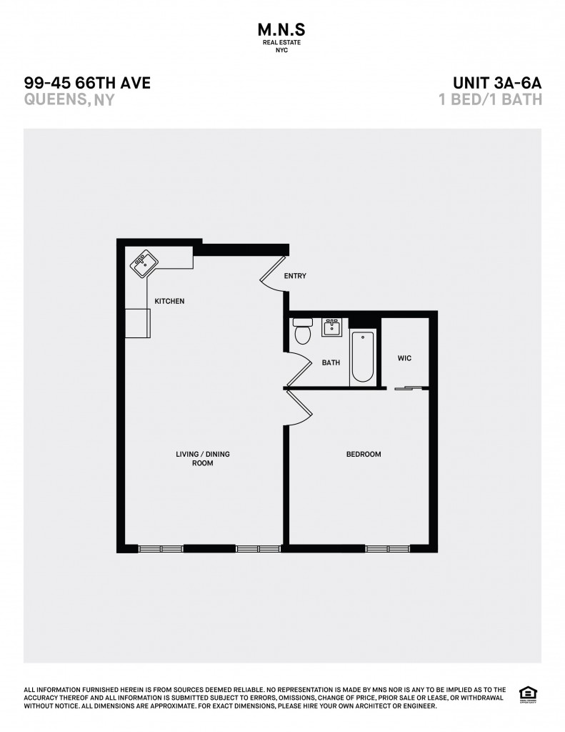 Floorplan for 99-45 66th Avenue, 2-A