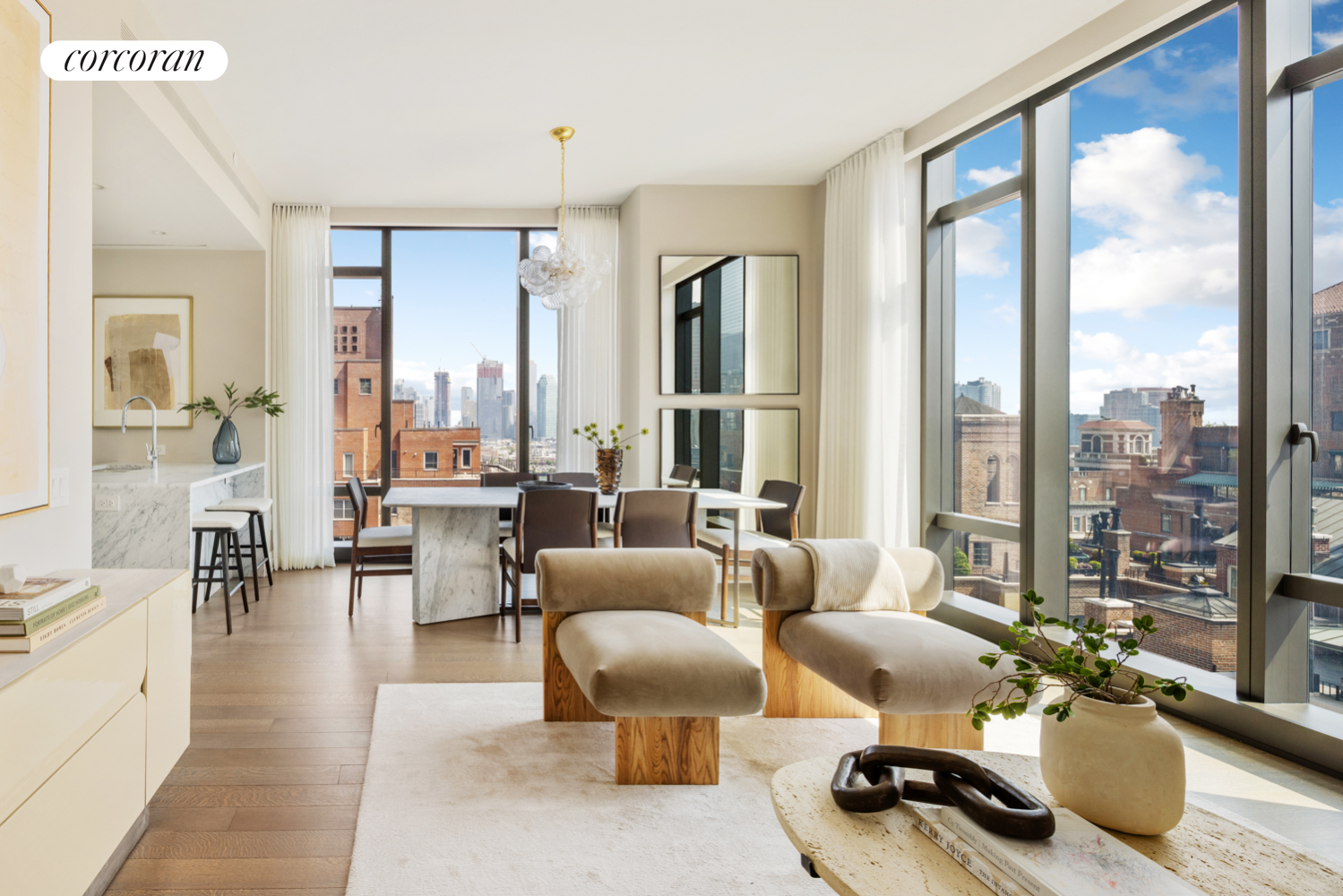 430 East 58th Street 27A, Sutton Place, Midtown East, NYC - 3 Bedrooms  
3.5 Bathrooms  
5 Rooms - 