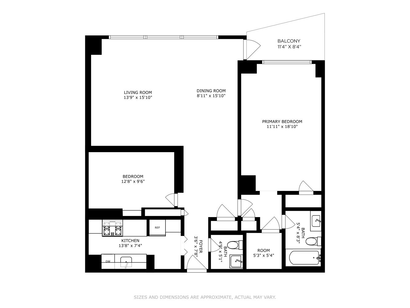 Floorplan for 303 East 57th Street, 22E