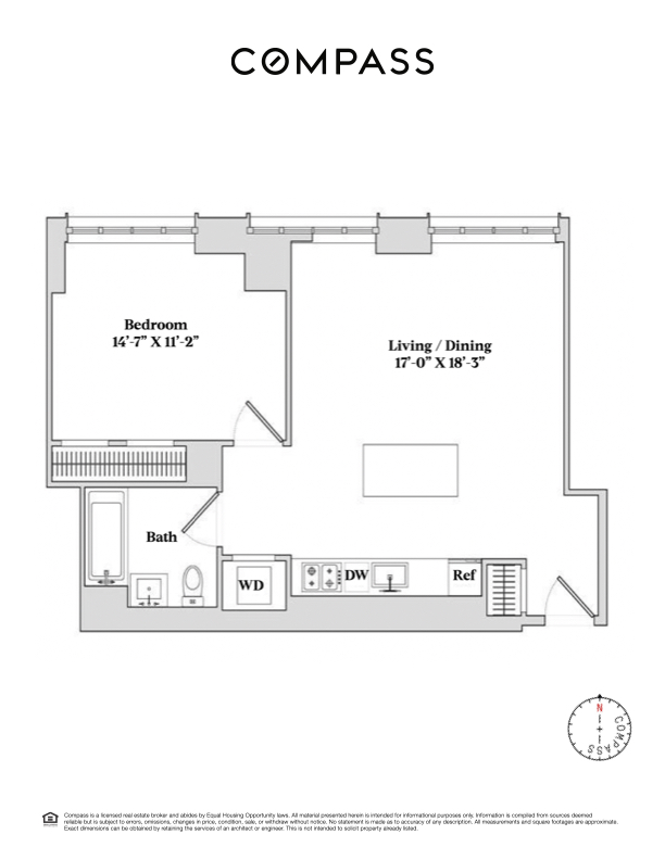 Floorplan for 234 East 23rd Street, 9A