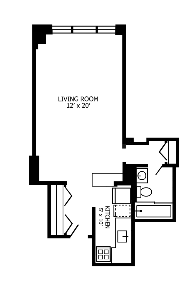 Floorplan for 153 East 57th Street, 9K