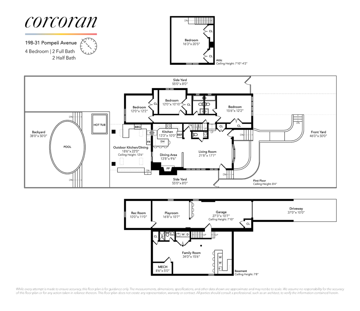 Floorplan for 198-31 Pompeii Avenue