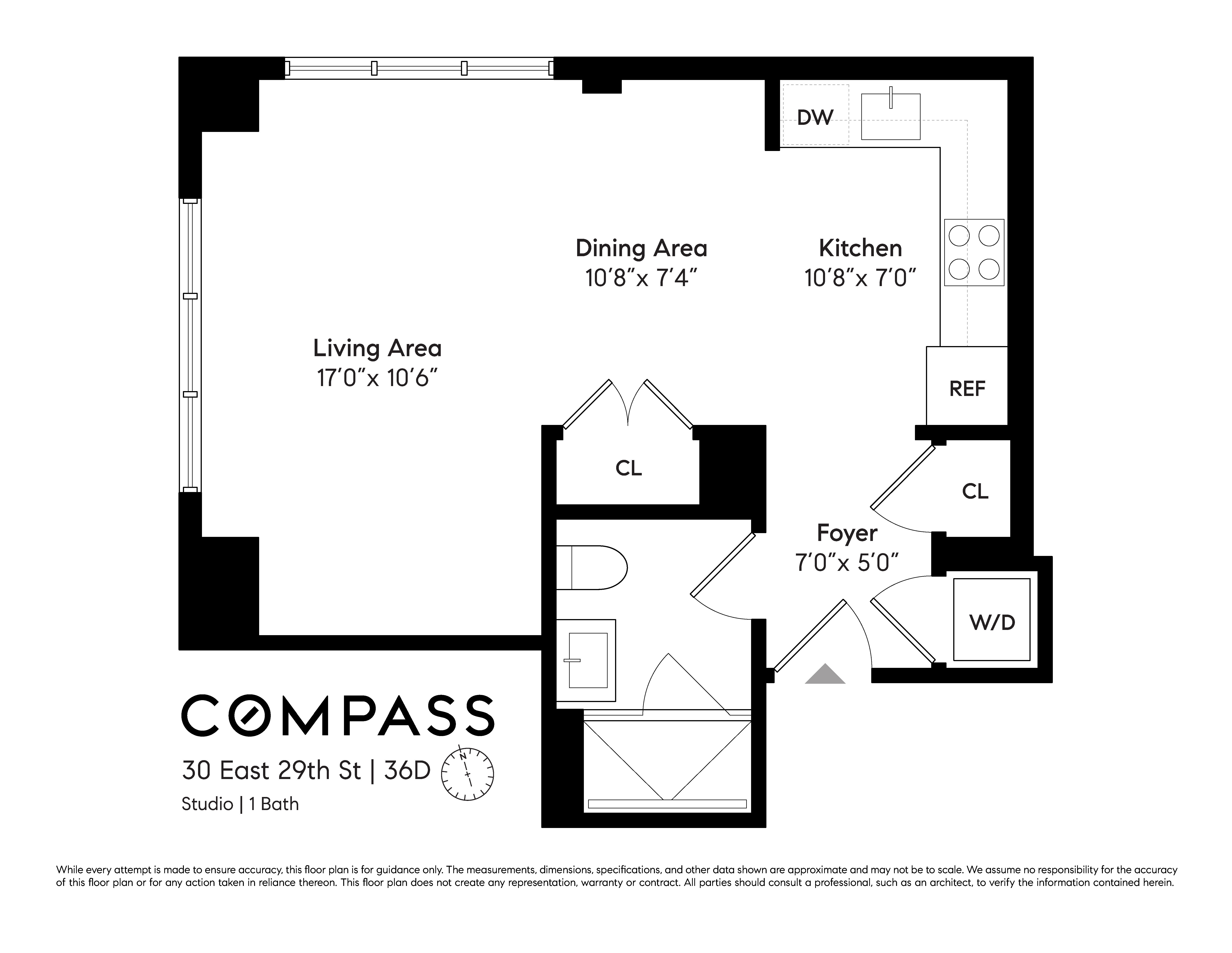 Floorplan for 30 East 29th Street, 36D