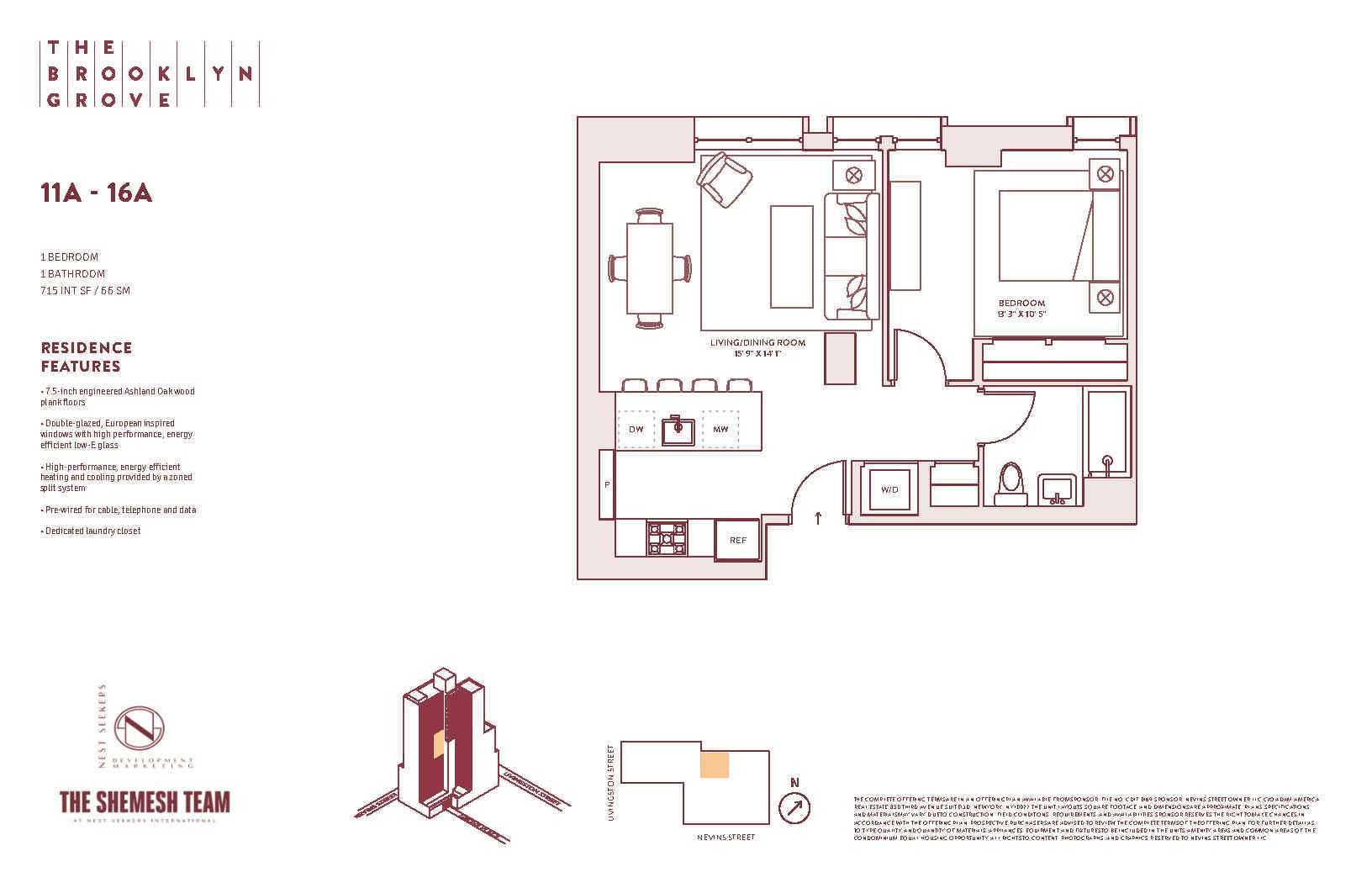 Floorplan for 10 Nevins Street, 16-A