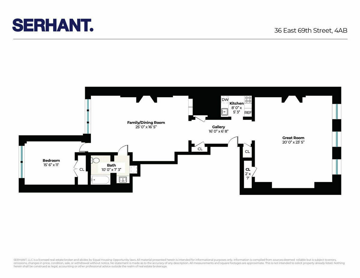 Floorplan for 36 East 69th Street, 4A