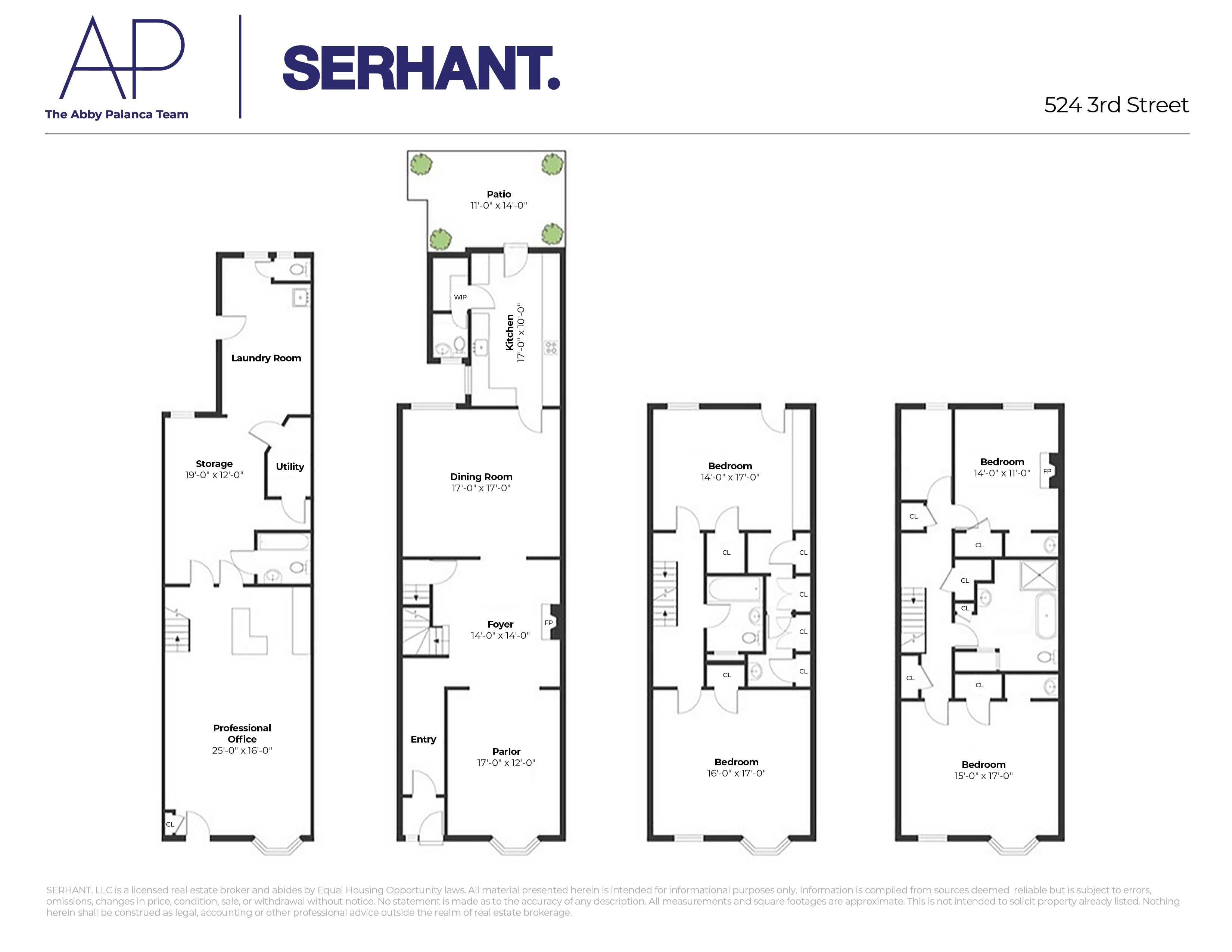 Floorplan for 524 3rd Street