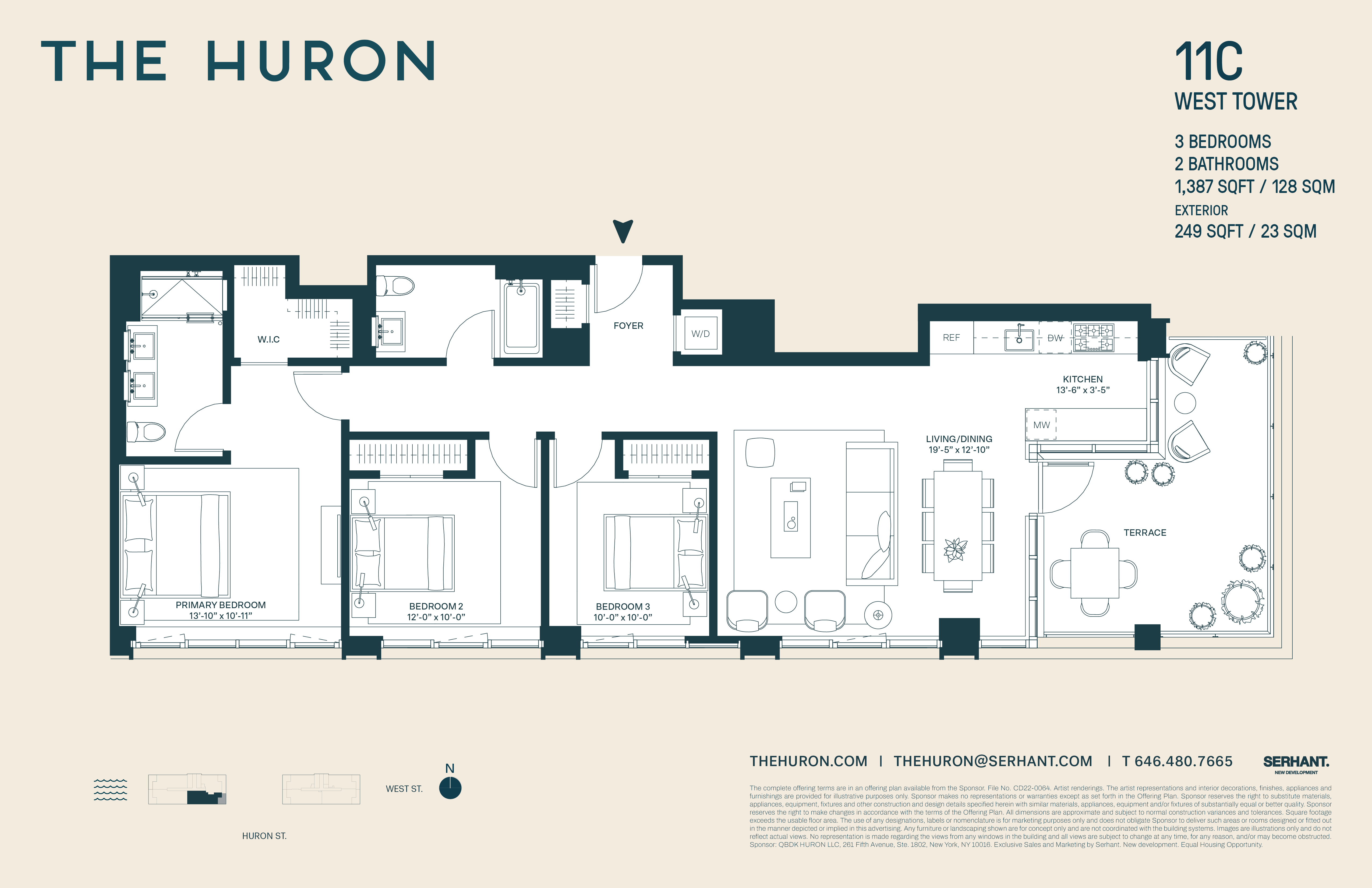 Floorplan for 29 Huron Street, 11CW