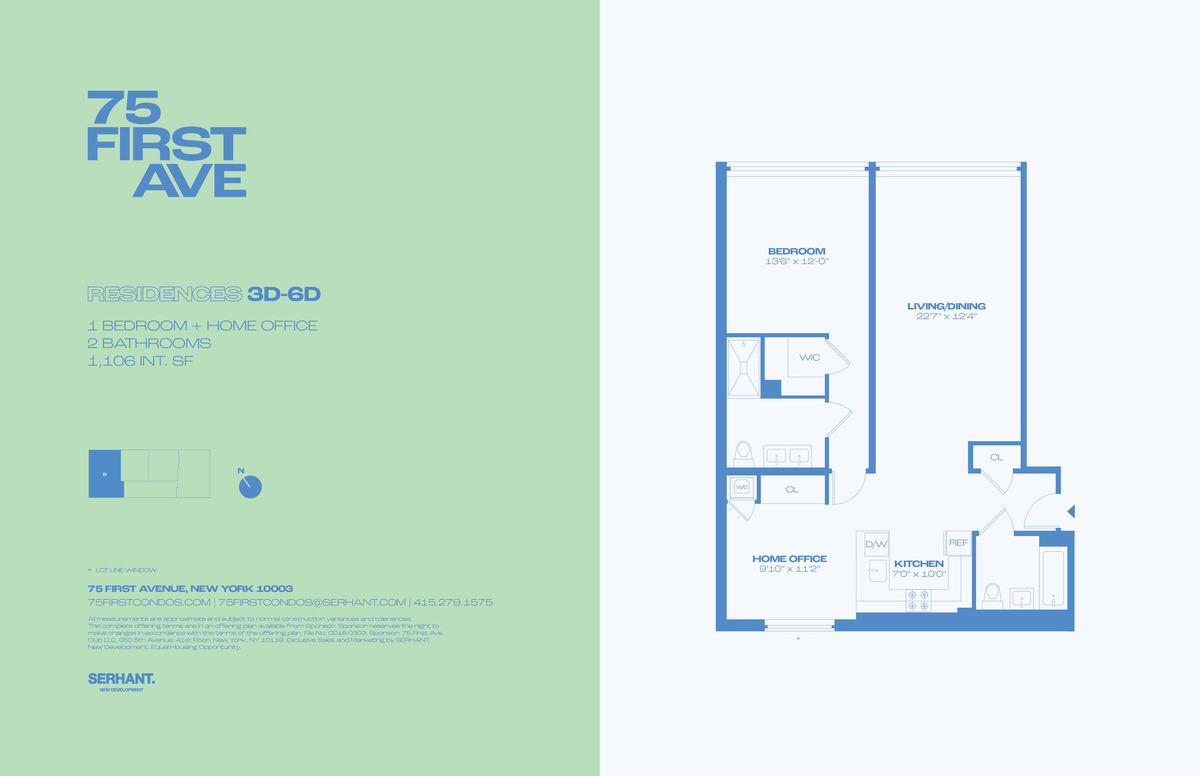 Floorplan for 75 1st Avenue, 3D