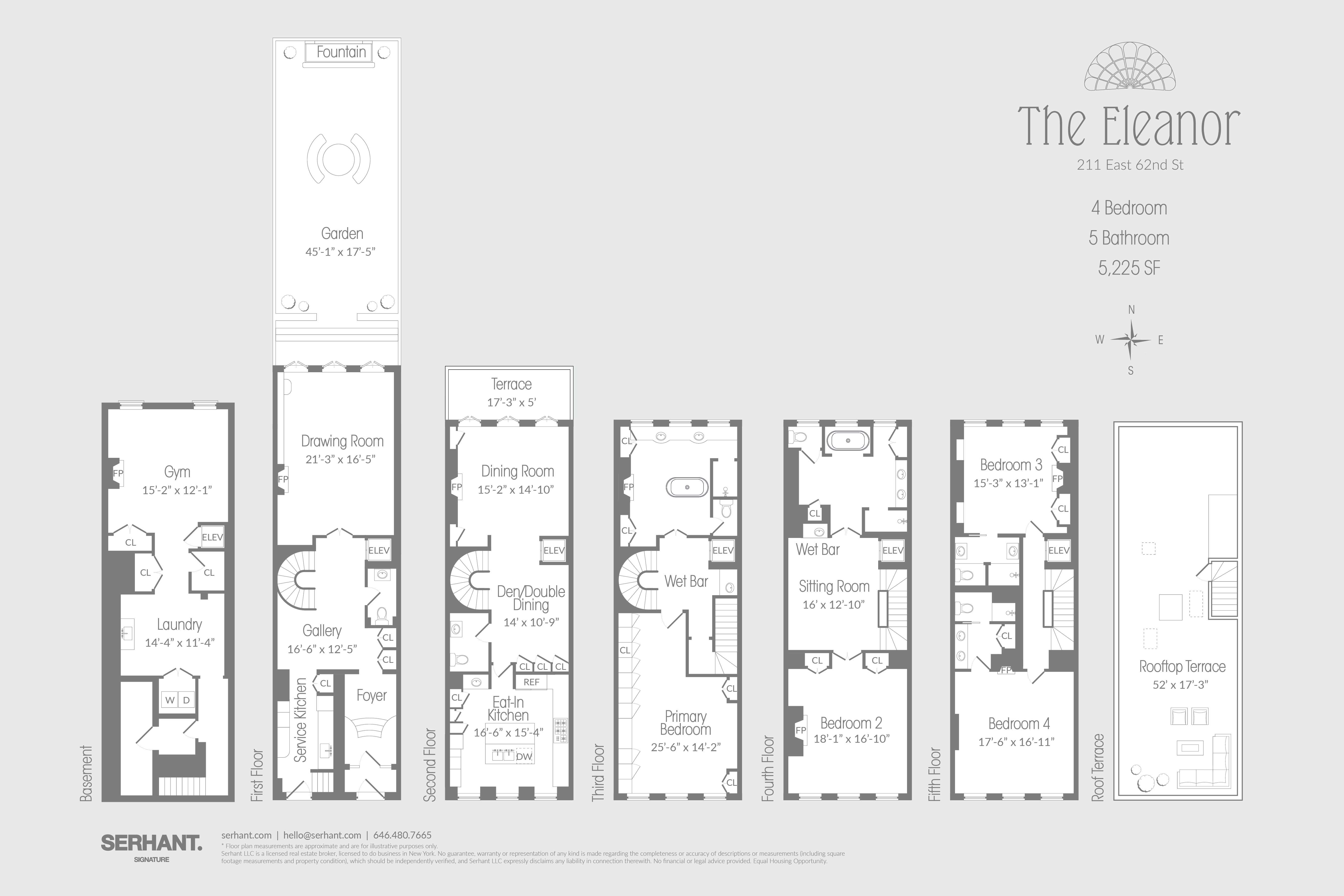 Floorplan for 211 East 62nd Street