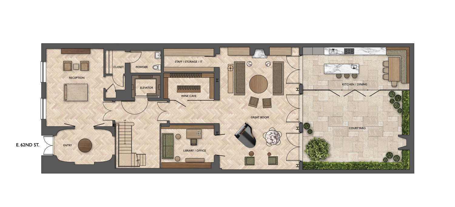 Floorplan for 41 East 62nd Street