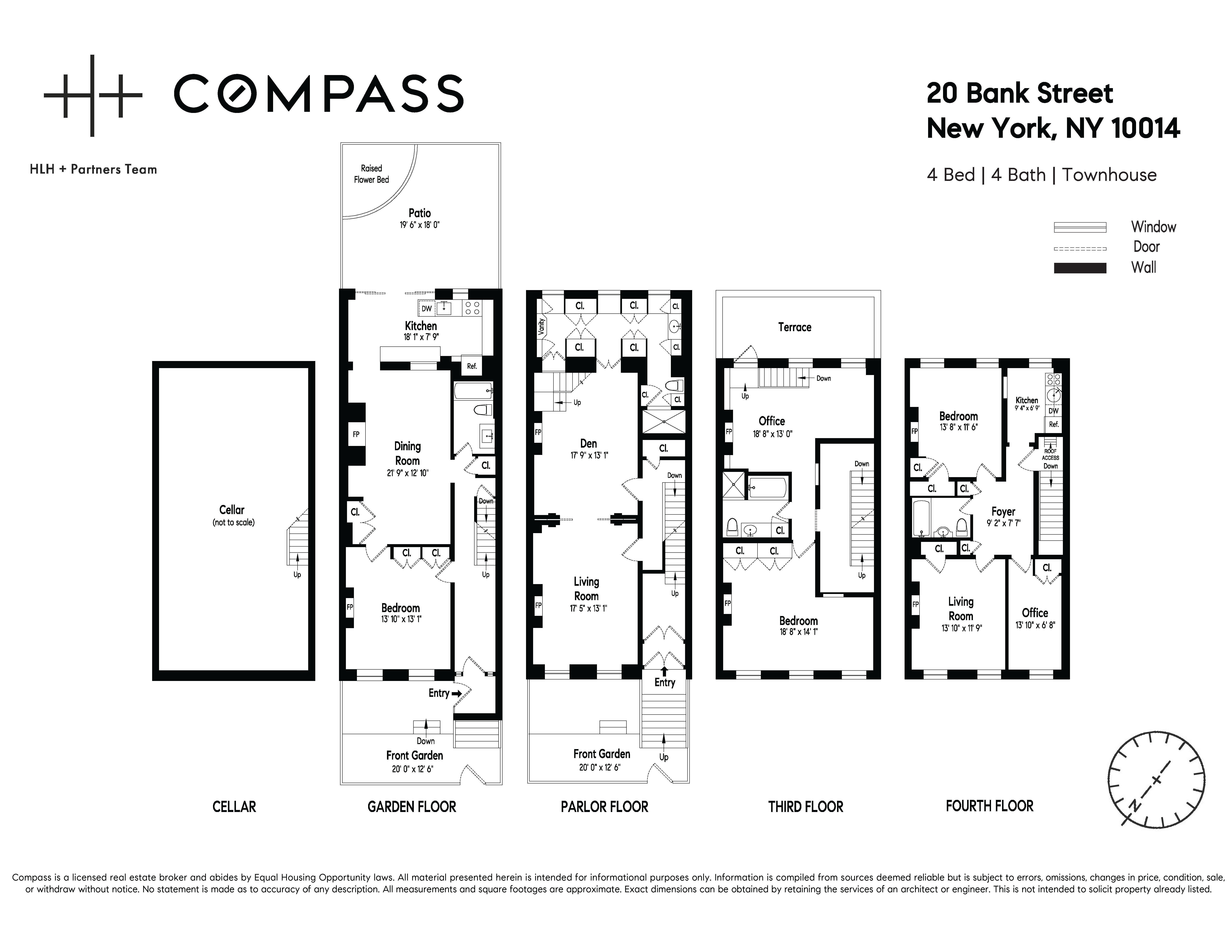 Floorplan for 20 Bank Street