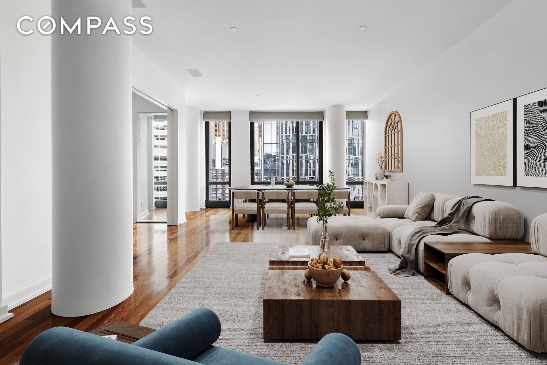 101 Warren Street 11L, Tribeca, Downtown, NYC - 3 Bedrooms  
3 Bathrooms  
8 Rooms - 